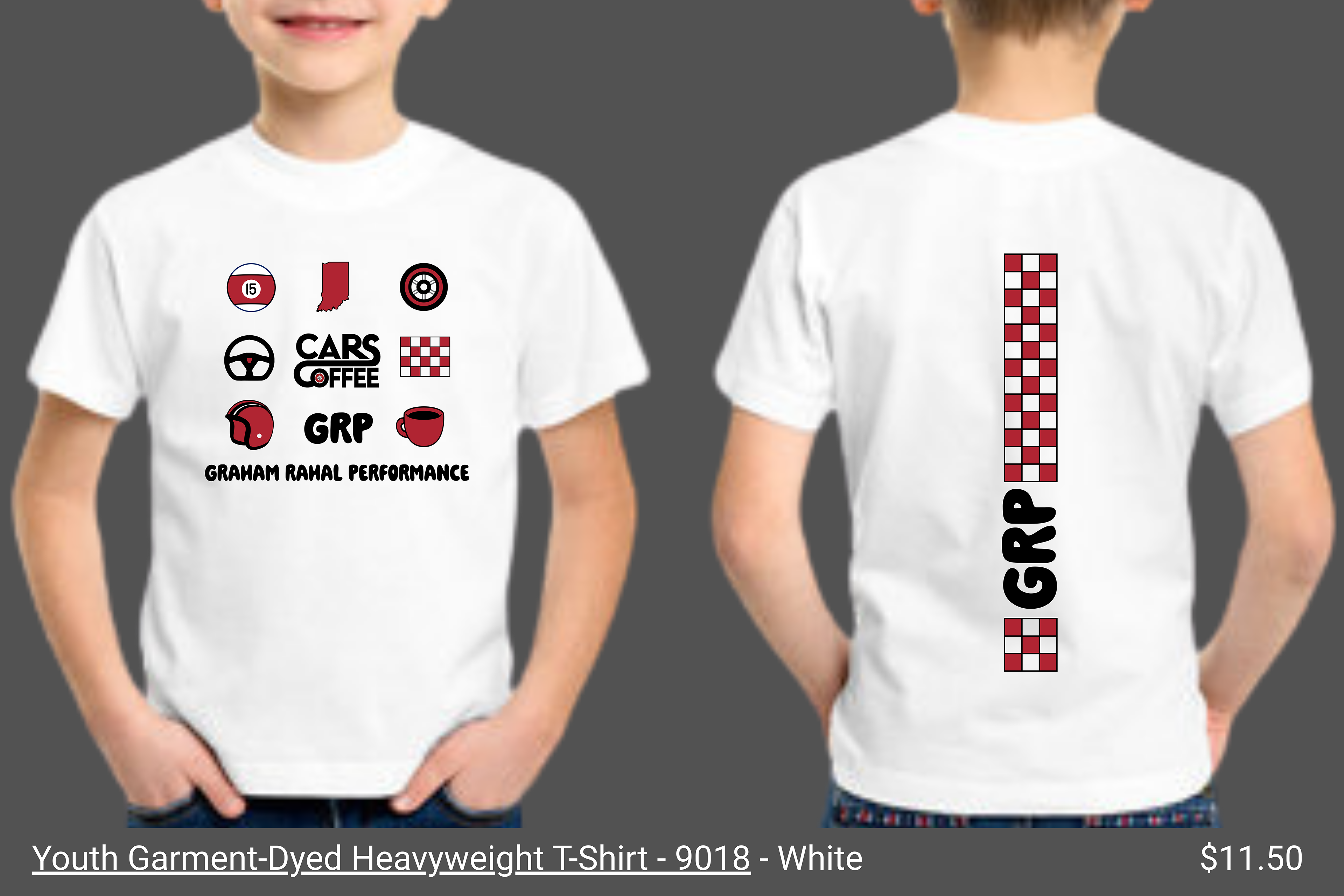 Kid's Shirt for GRP. Created in Adobe Illustrator.