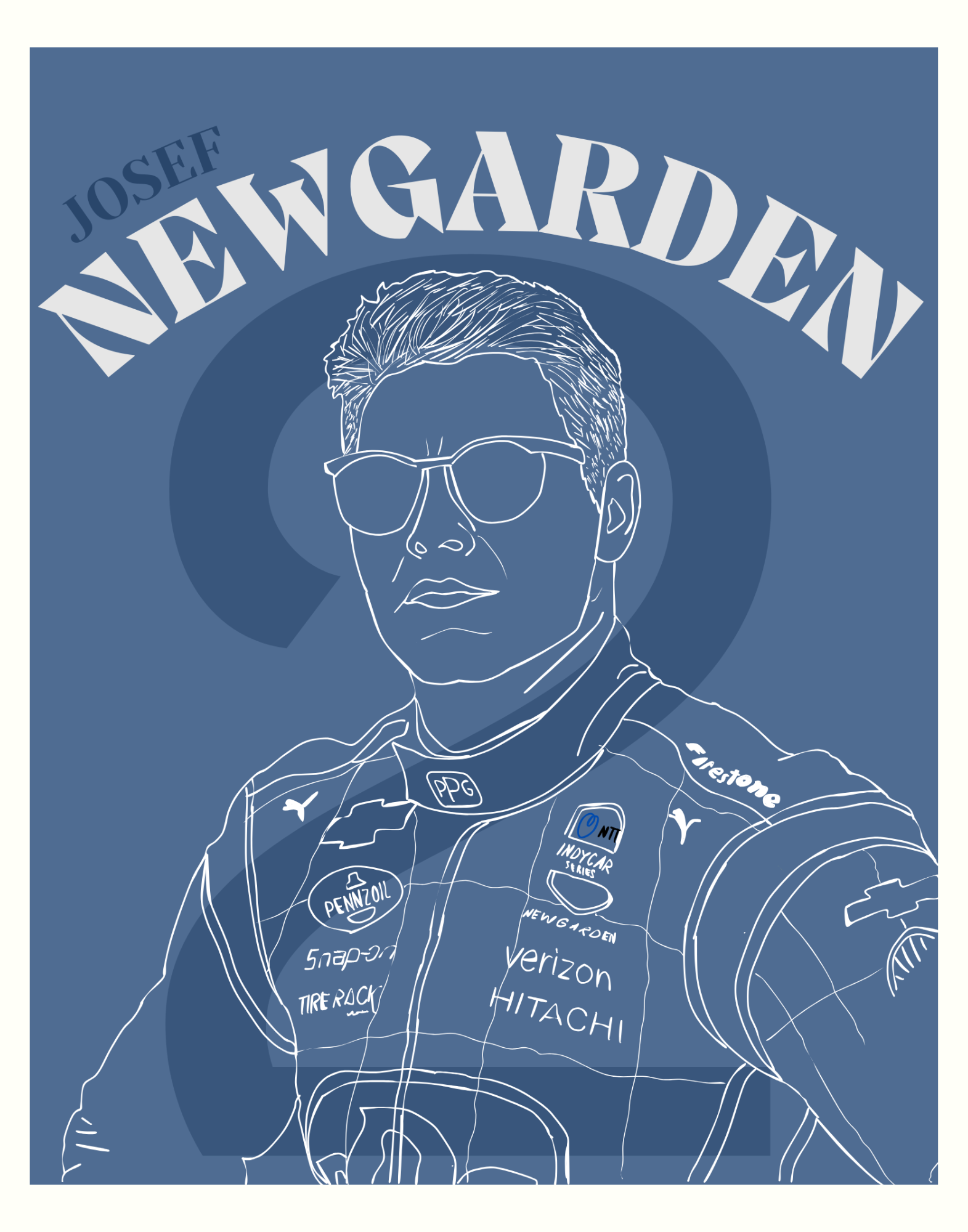 Newgarden Poster (Personal Project). Drawn in Canva. [2022]
