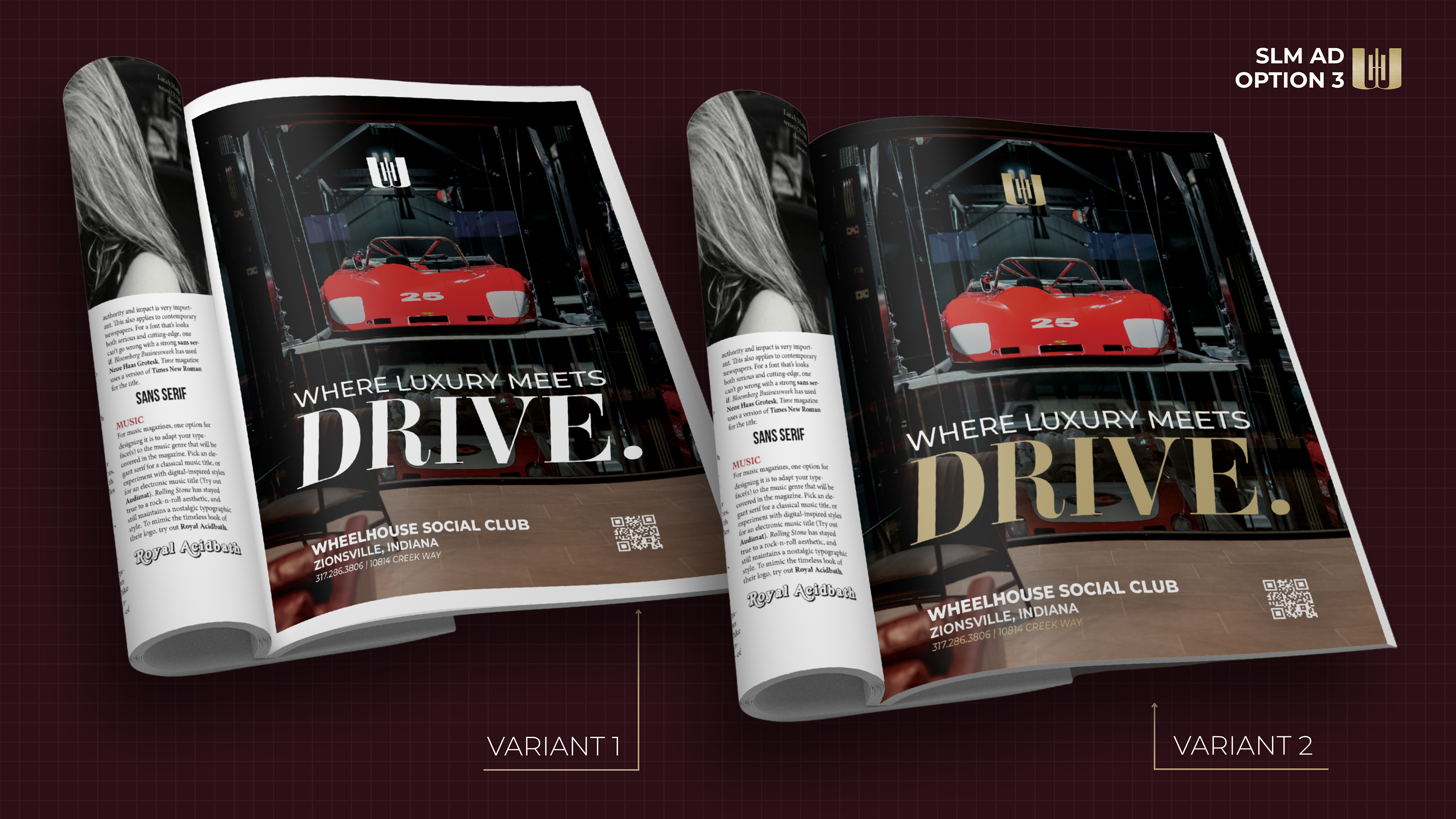 Magazine Advertisement Mockup. Created in Adobe Photoshop.