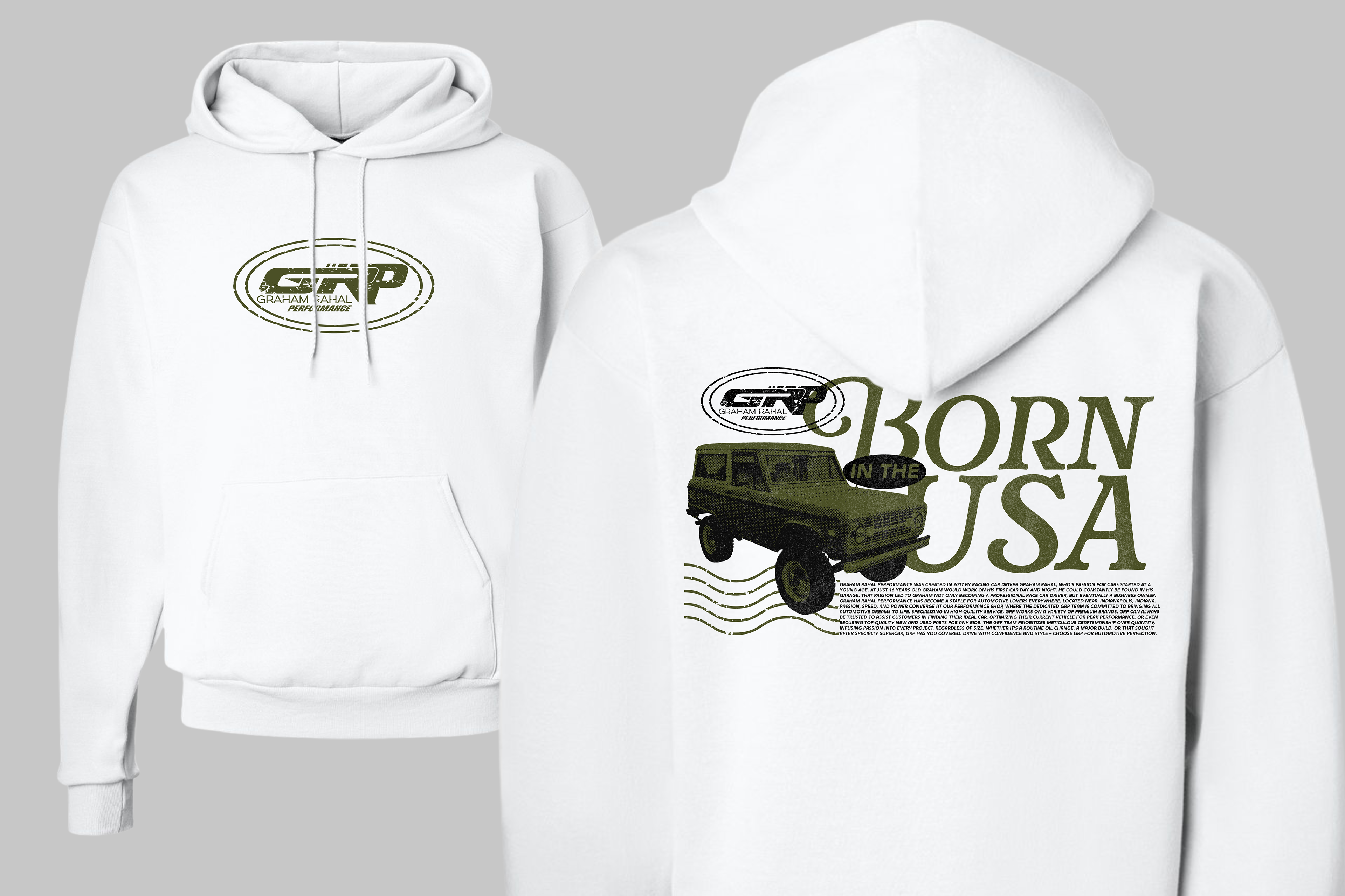 Shirt for GRP. Created in Adobe Illustrator.