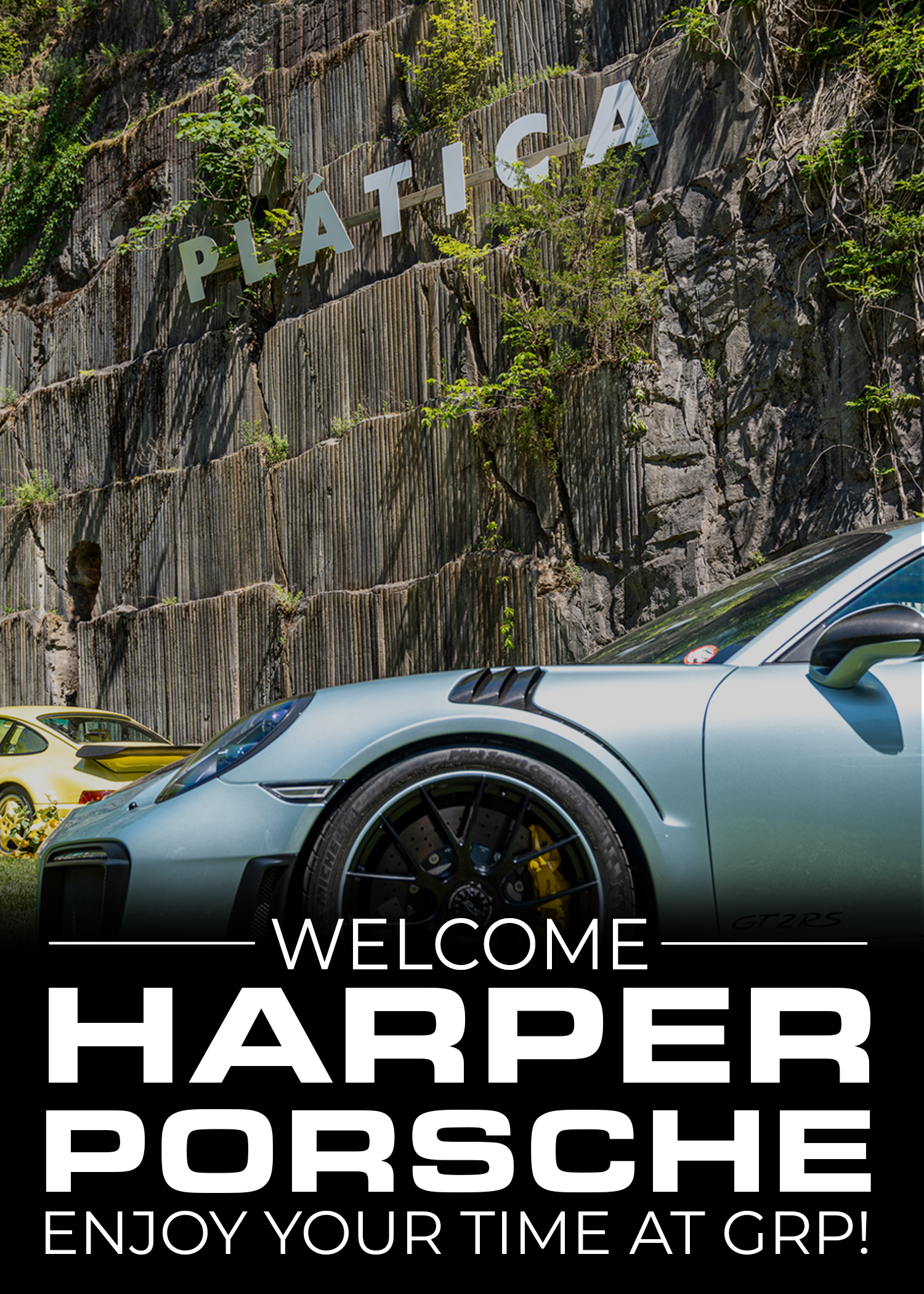 Welcome Sign. Created in Adobe Photoshop.