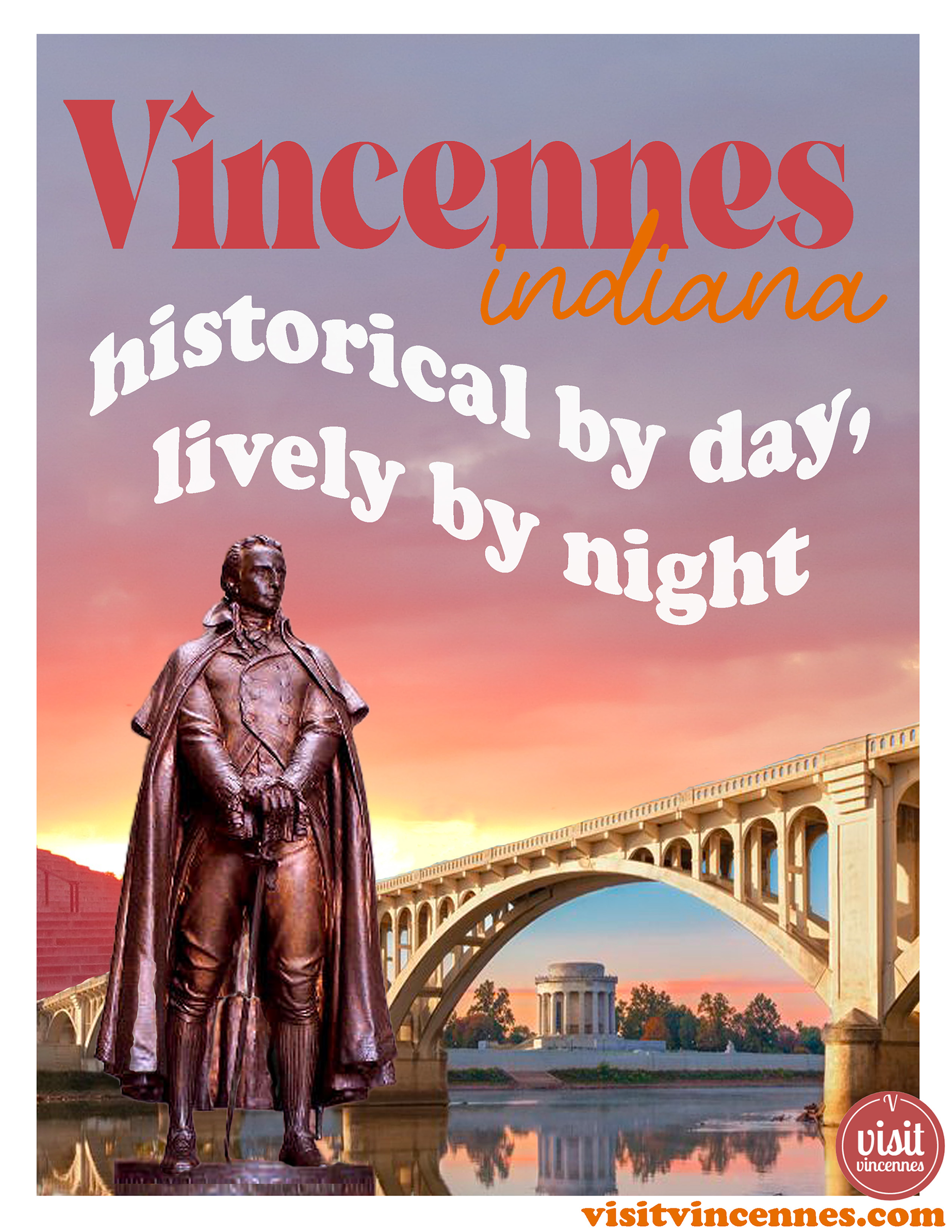 Vincennes Magazine Cover (Class Project). Created in Adobe Illustrator.