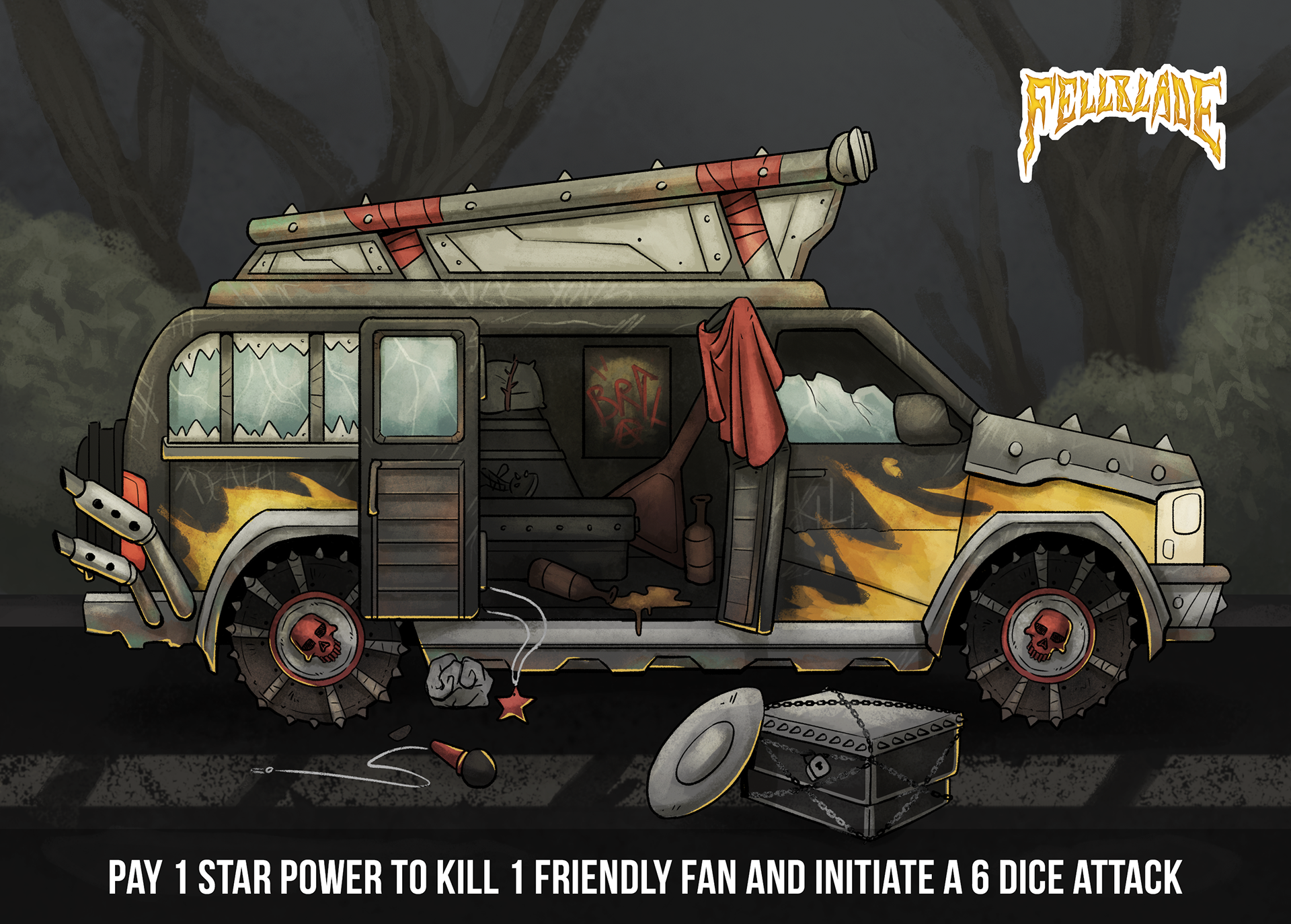 Metal Tour Van