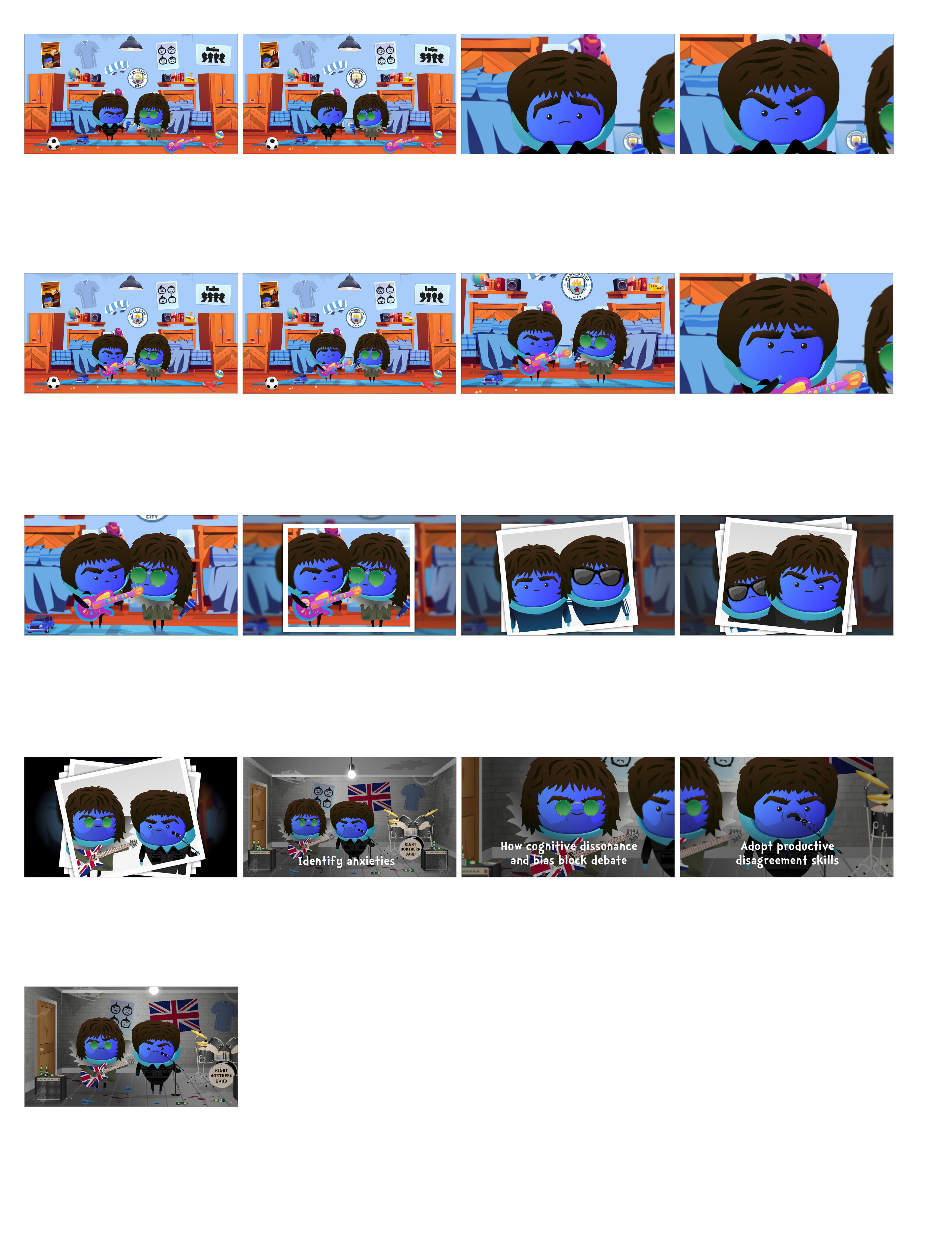 Dare to Disagree storyboard