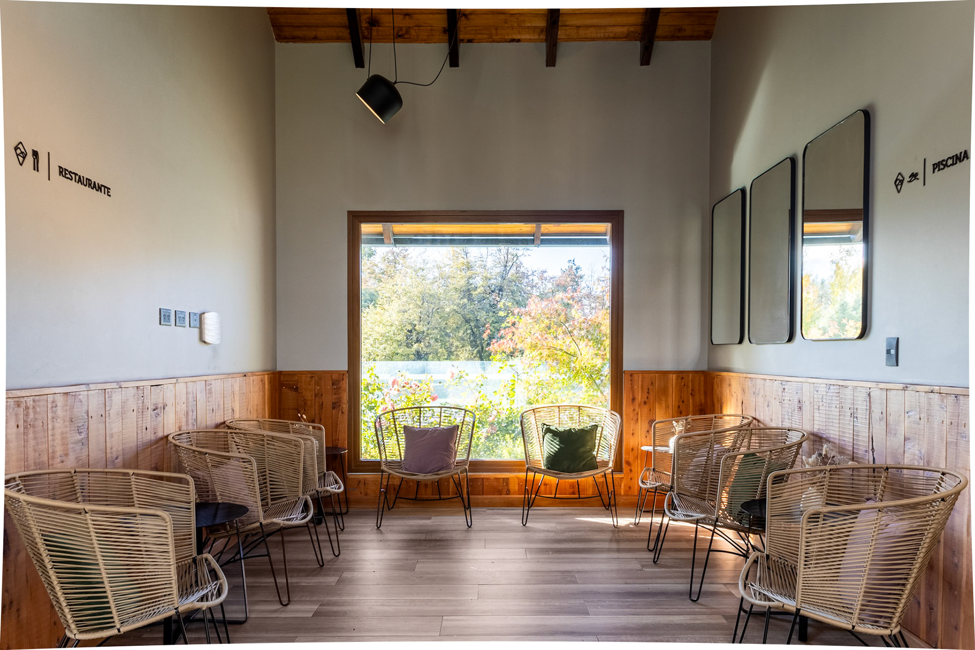 Fotografía de amenities de un barrio privado llamado Barrancas de Melipal ubicado en San Carlos de Bariloche.