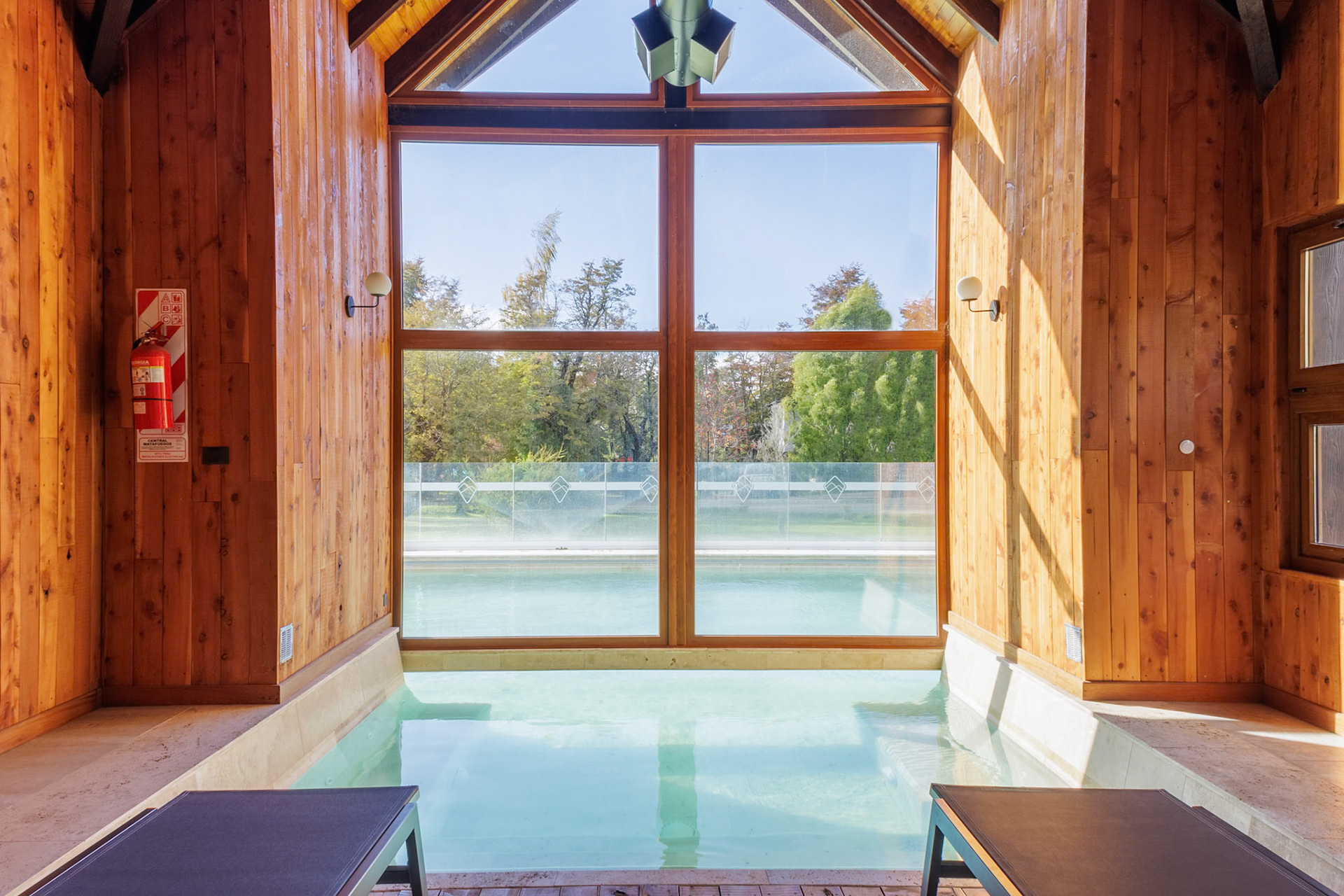 Fotografía de amenities de un barrio privado llamado Barrancas de Melipal ubicado en San Carlos de Bariloche.