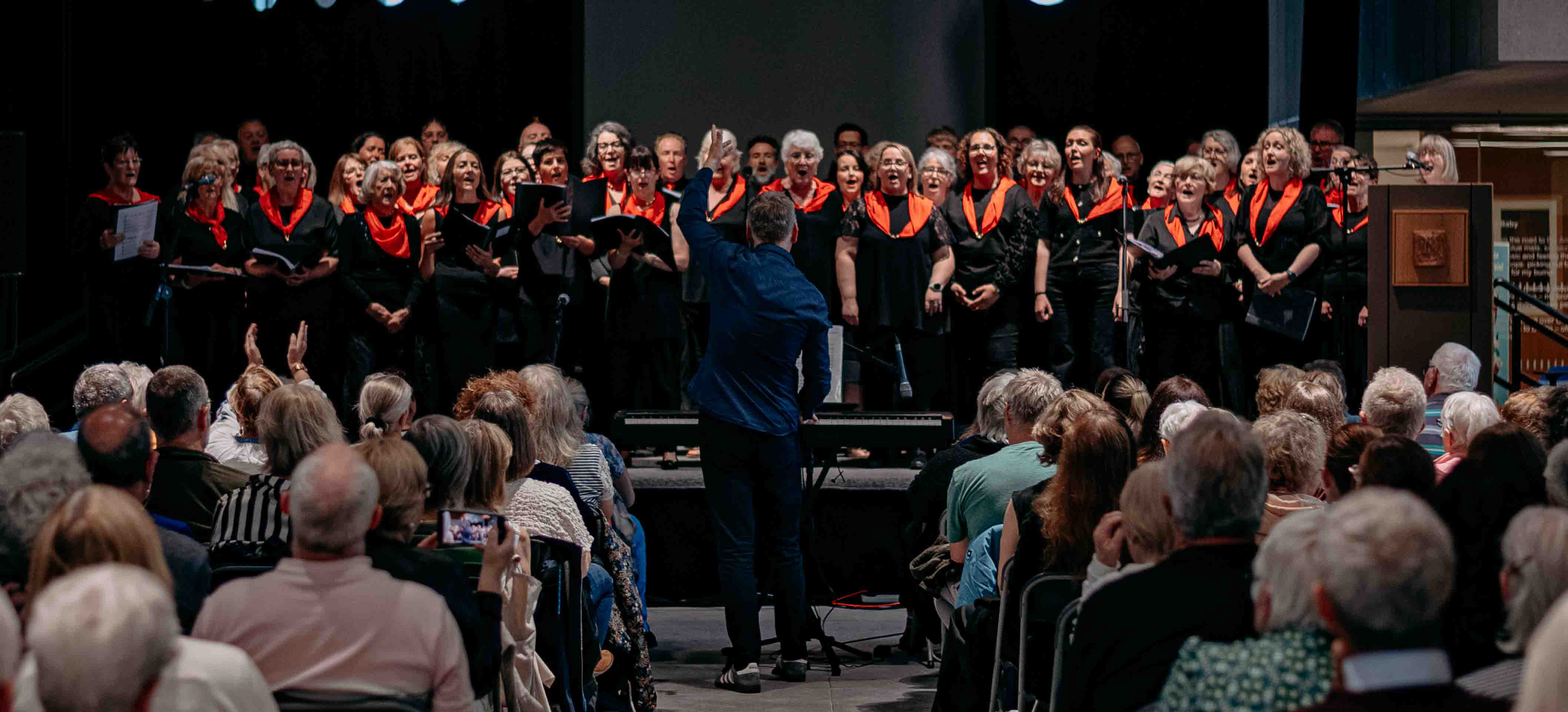 Choir shot from birthday charity concert of guide dogs Ireland June 2026