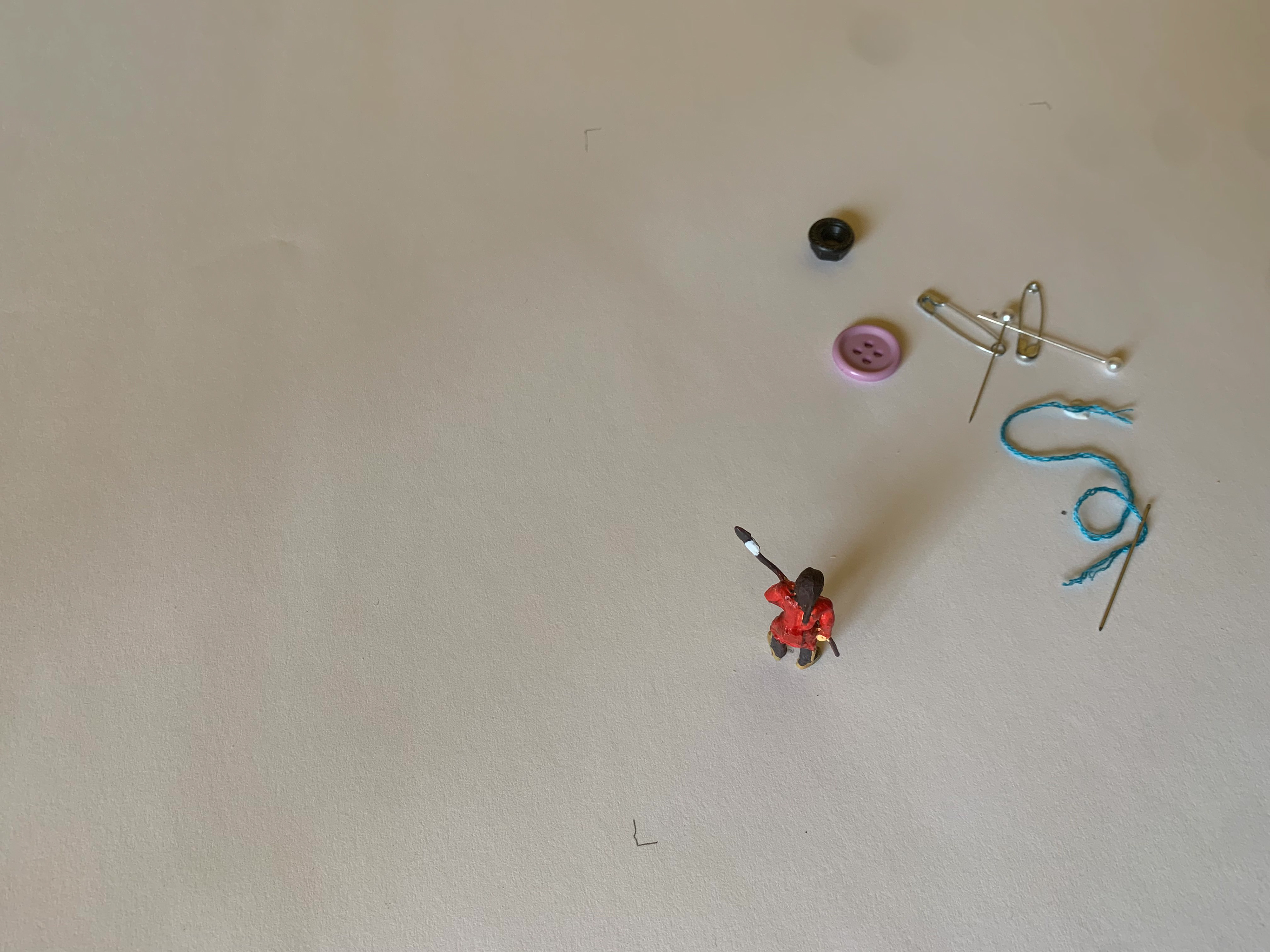 photograph using real objects