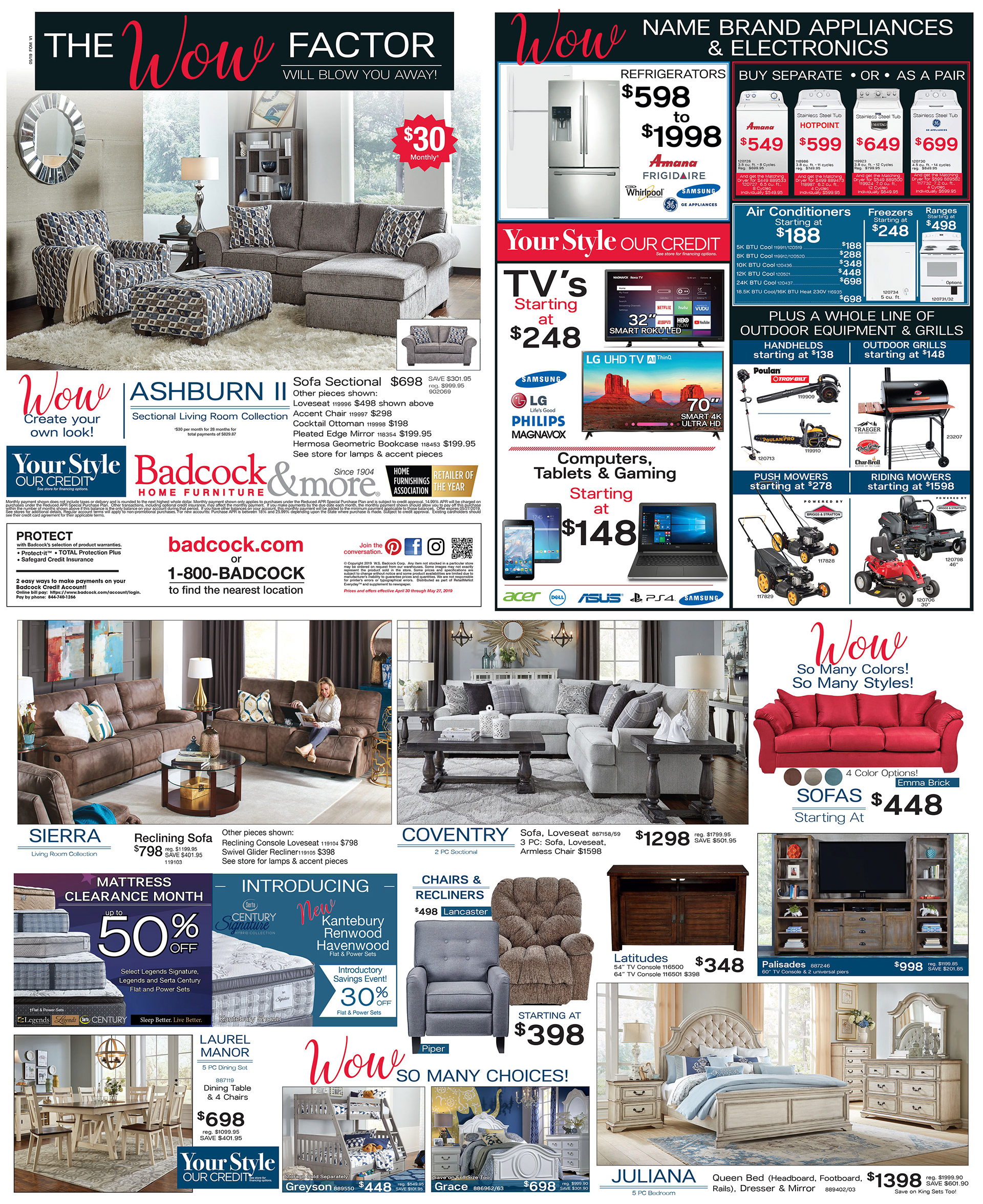 Project: May Sales Flyer | Role: Senior Graphic Design