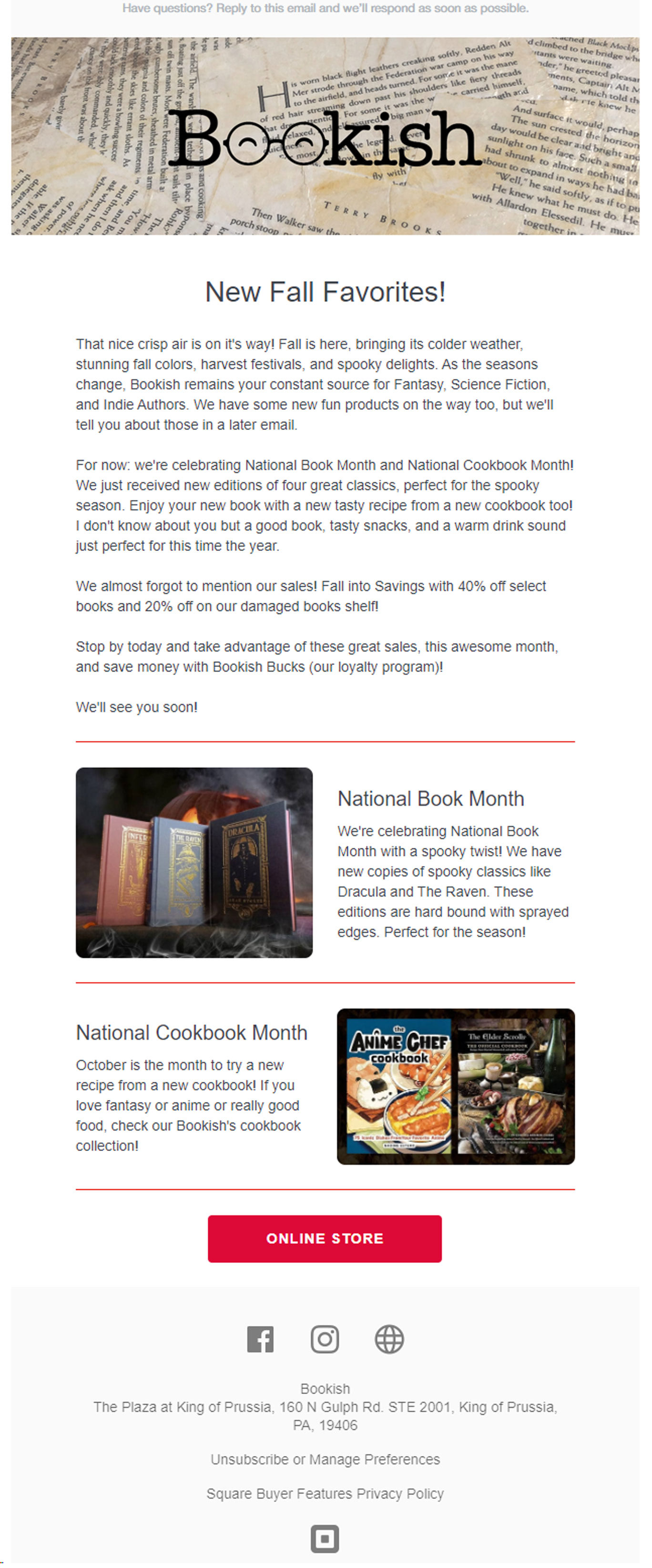 Project: Monthly Newsletter | Role: Writer & Designer