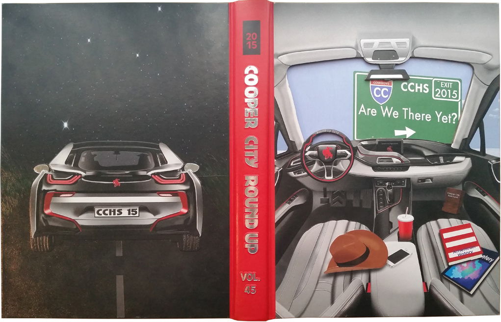 Project: Cooper City Car Yearbook Cover | Role: Illustrator