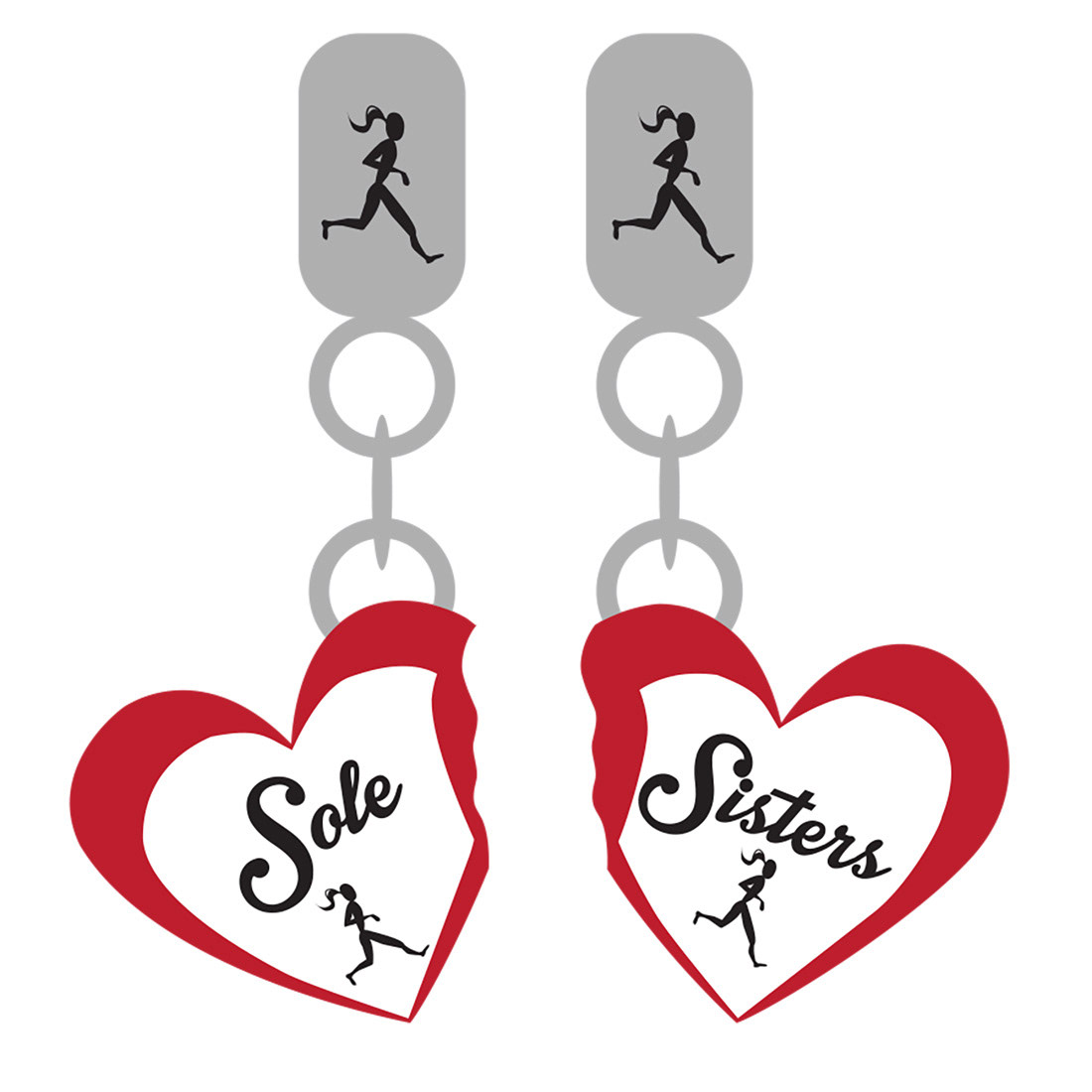 Schematic for a Hard Enamel Earrings