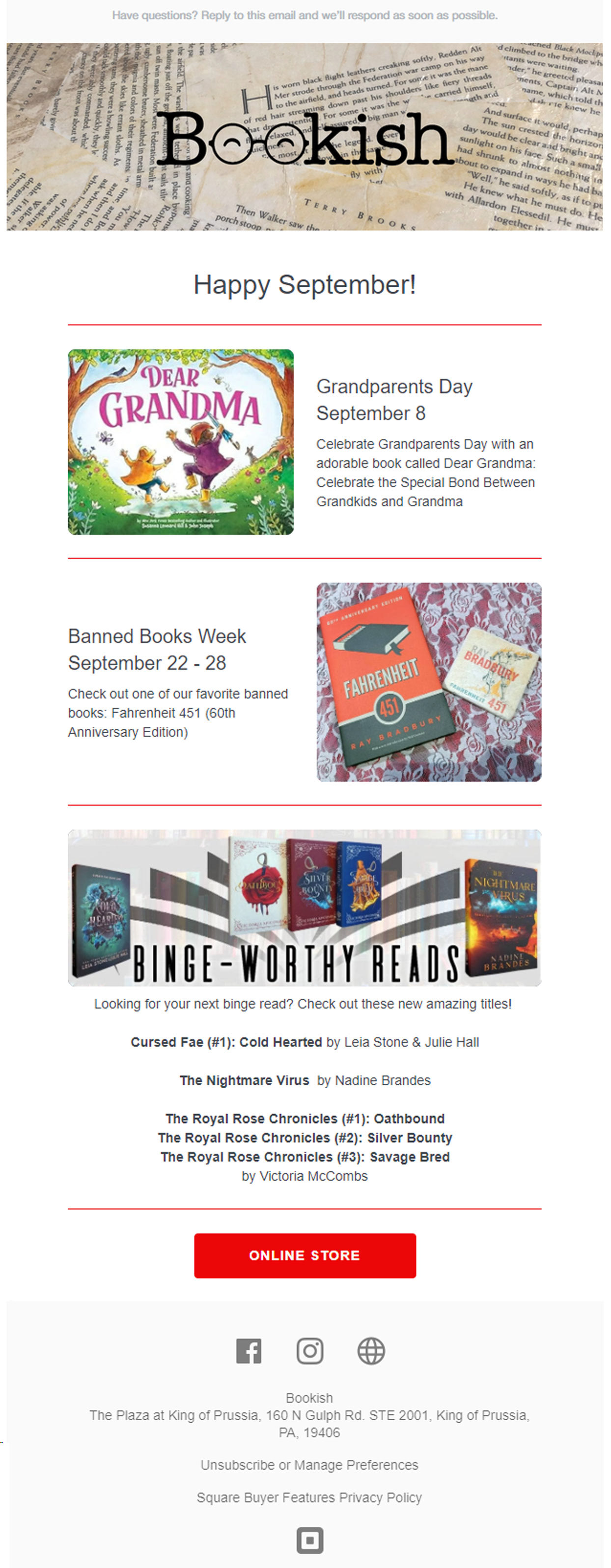 Project: Monthly Newsletter | Role: Writer & Designer