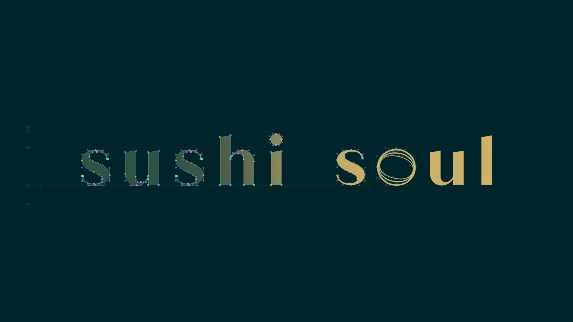Typograficzne logo dla restauracji premium.