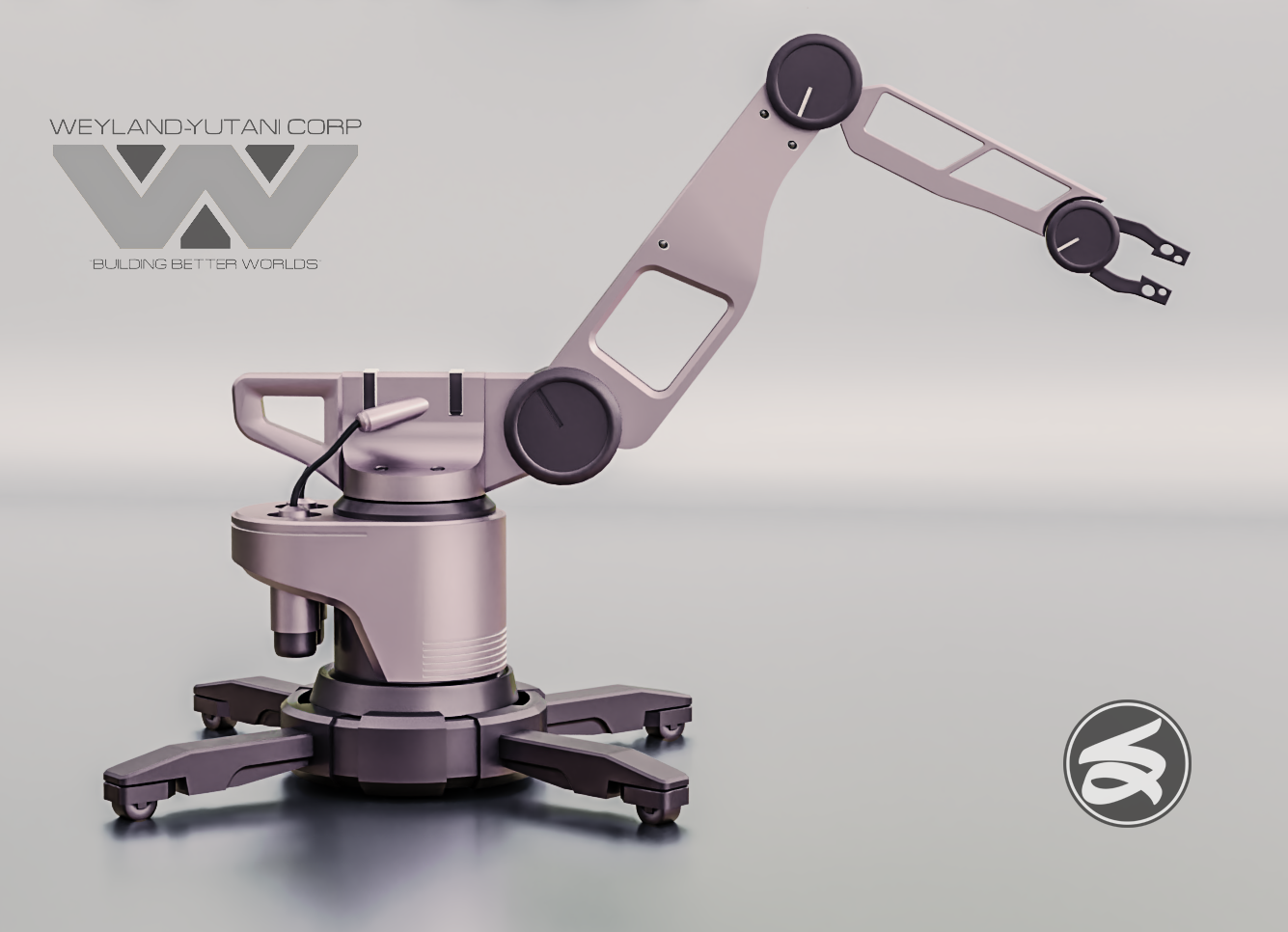 Robotic Arm - Sculpted in Blender 2023