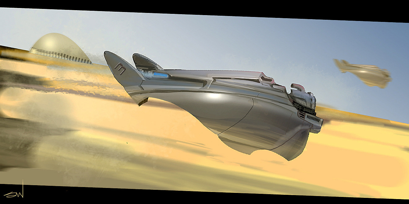Concept art created in Photoshop