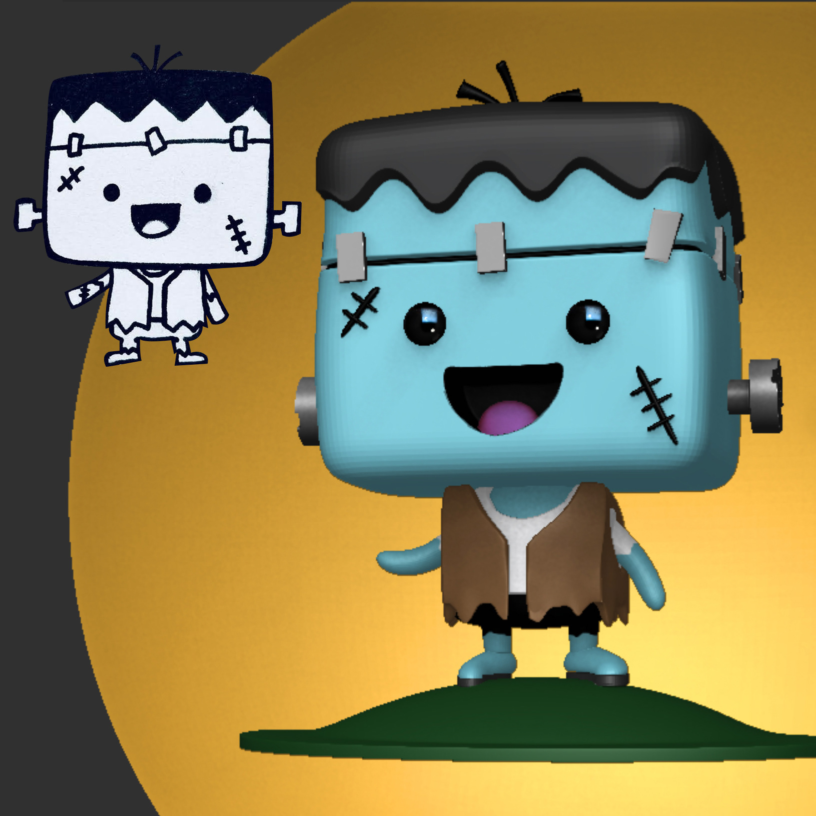 Limited Ed. Vinyl toys. Modeled in Zbrush. Part of the Jesse Jaren series.