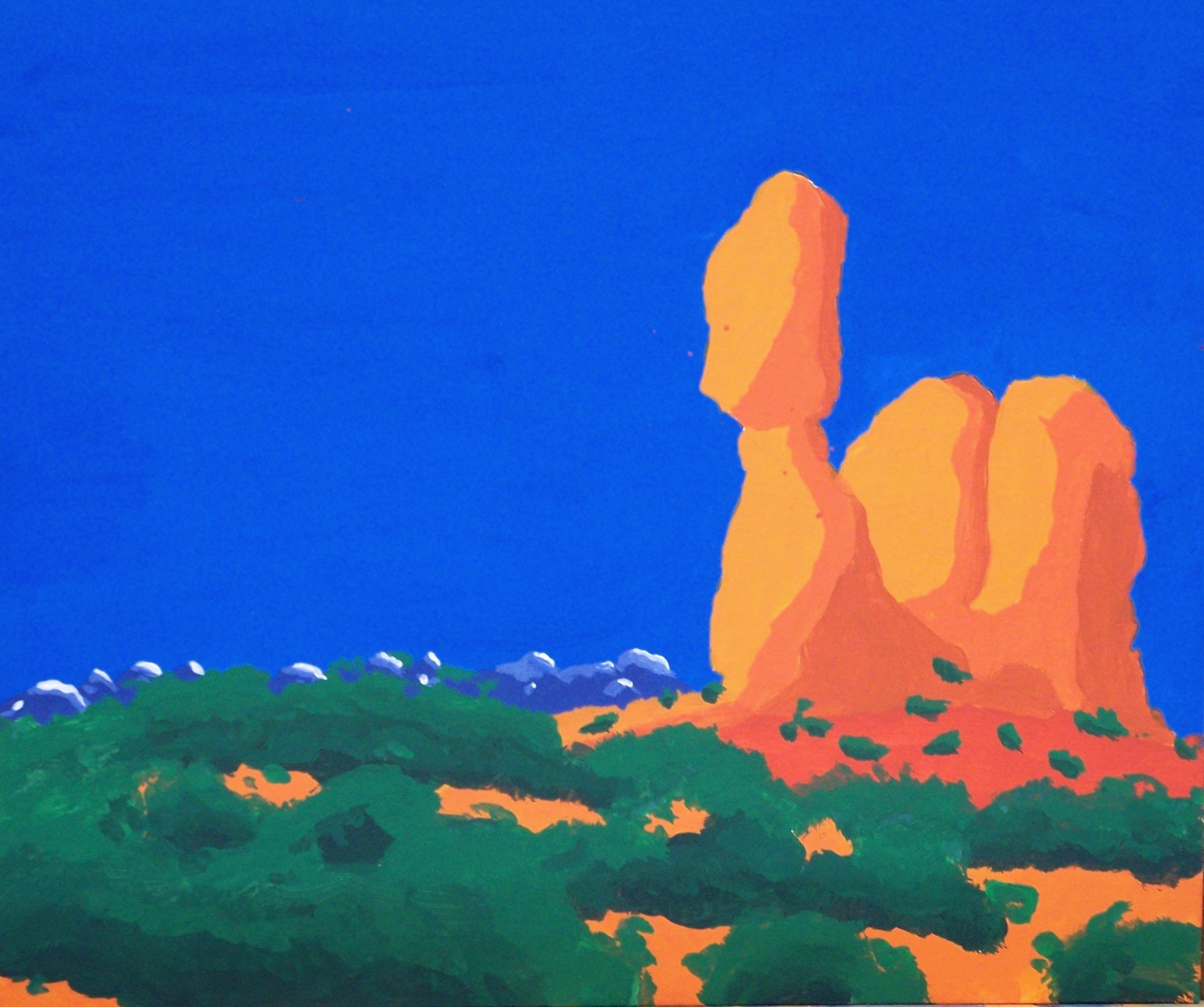 "Balanced Rock" - Acrylic
