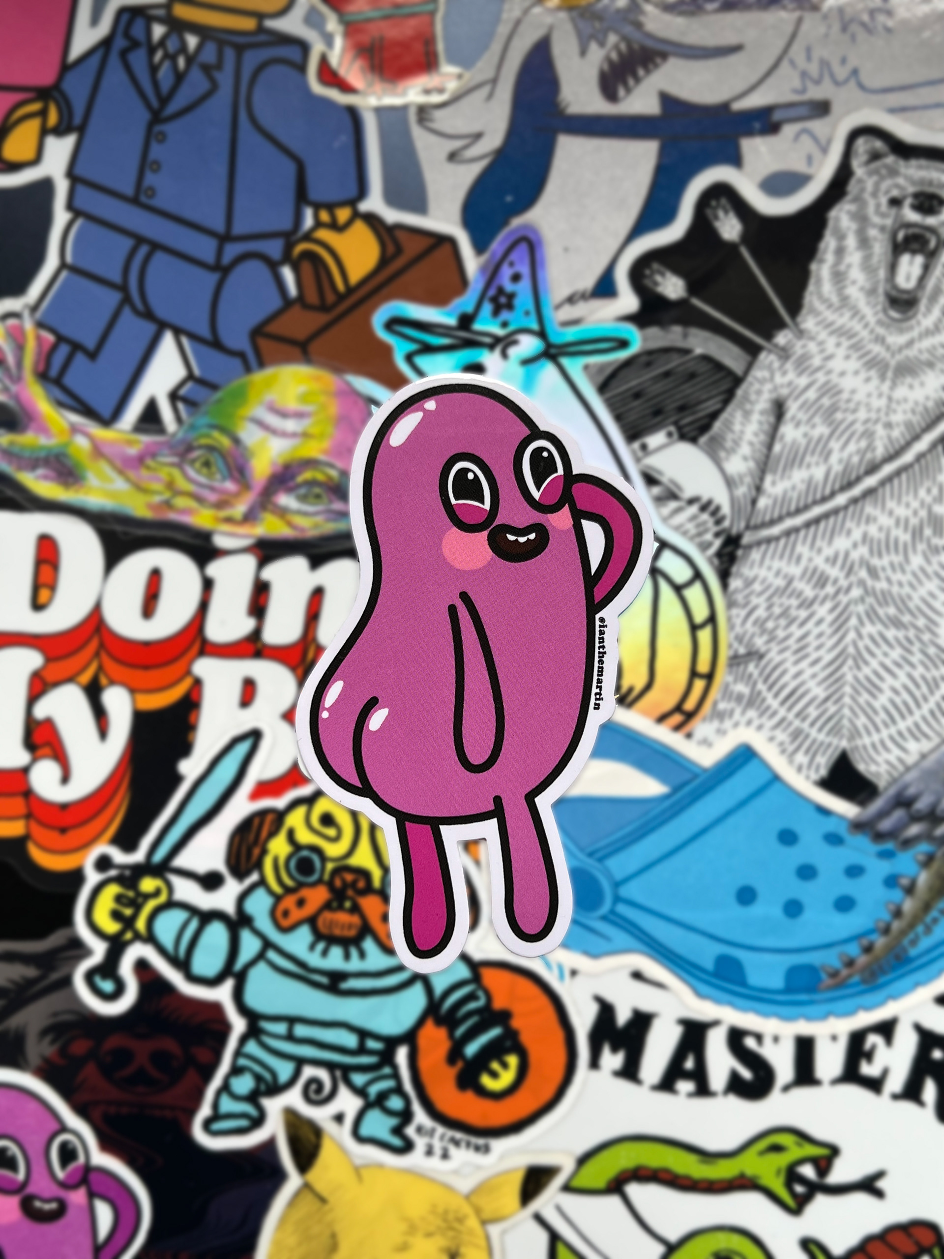 The Cutest Jelly Bean Sticker