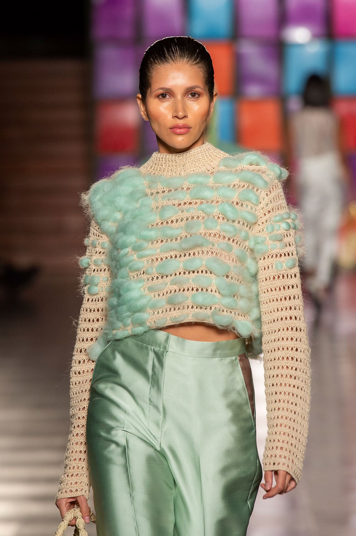 A-Mar Collection by Socarrás with Coca-Cola Company and CMMC. Assistant Design in Historias Hechas a Mano project 2022. Photography from Inexmoda, Colombiamoda 2022.