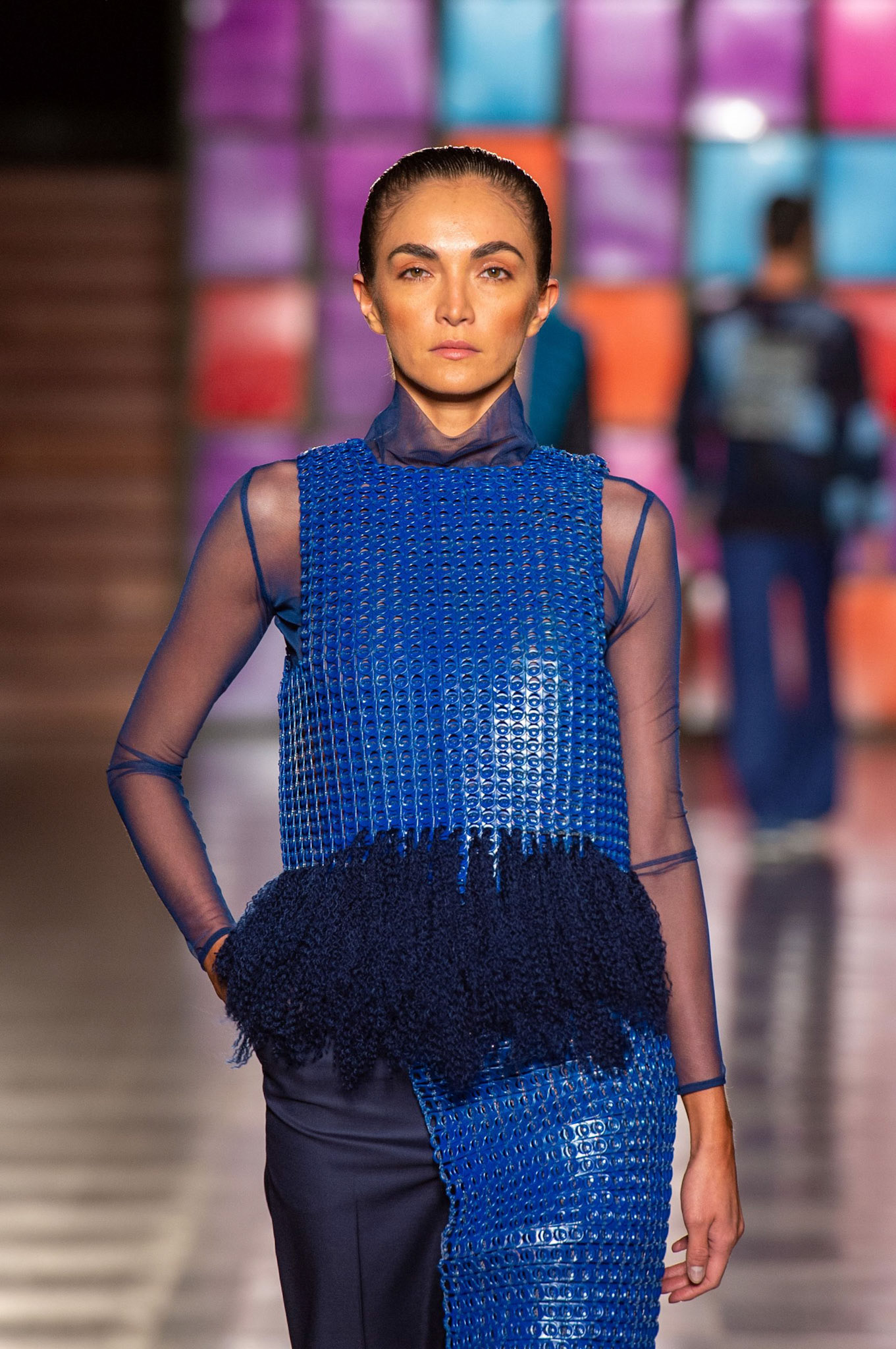 A-Mar Collection by Socarrás with Coca-Cola Company and CMMC. Assistant Design in Historias Hechas a Mano project 2022. Photography from Inexmoda, Colombiamoda 2022.
