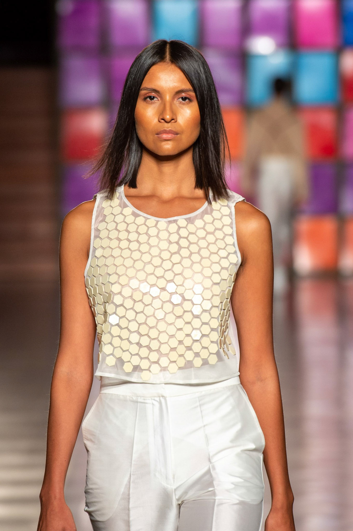A-Mar Collection by Socarrás with Coca-Cola Company and CMMC. Assistant Design in Historias Hechas a Mano project 2022. Photography from Inexmoda, Colombiamoda 2022.