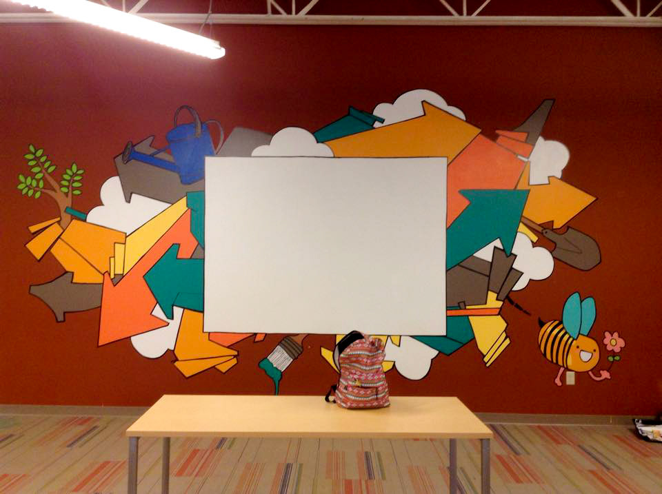 Keep Indianapolis Beautiful Room Mural