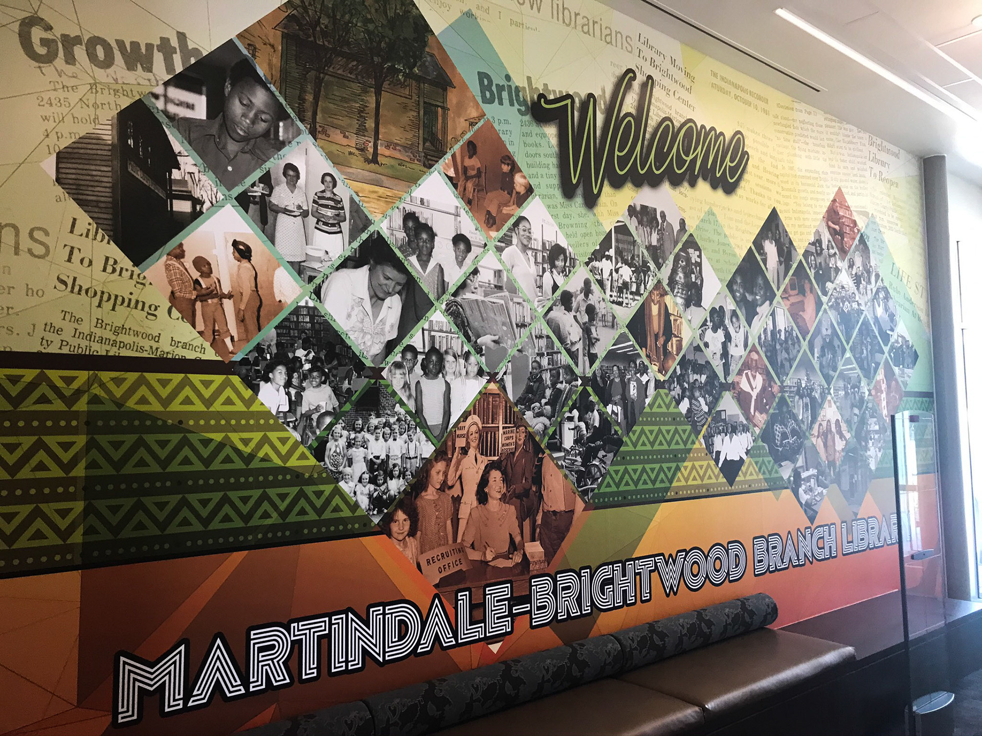 IMCPL Photo Mural Installed 2020