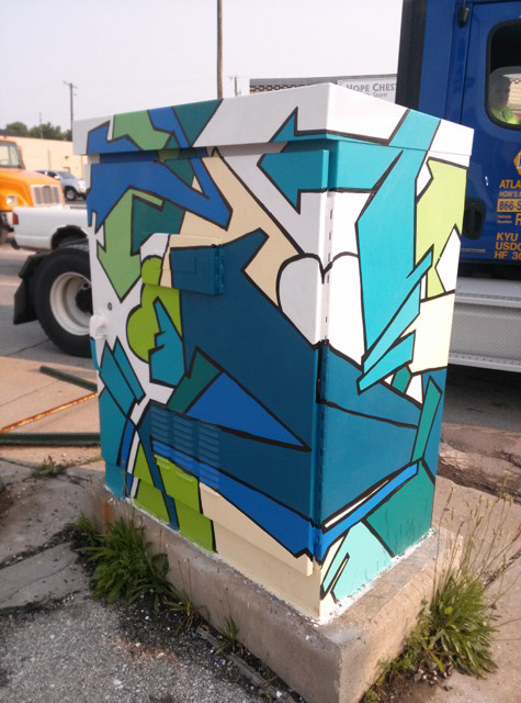 Traffic Box Mural