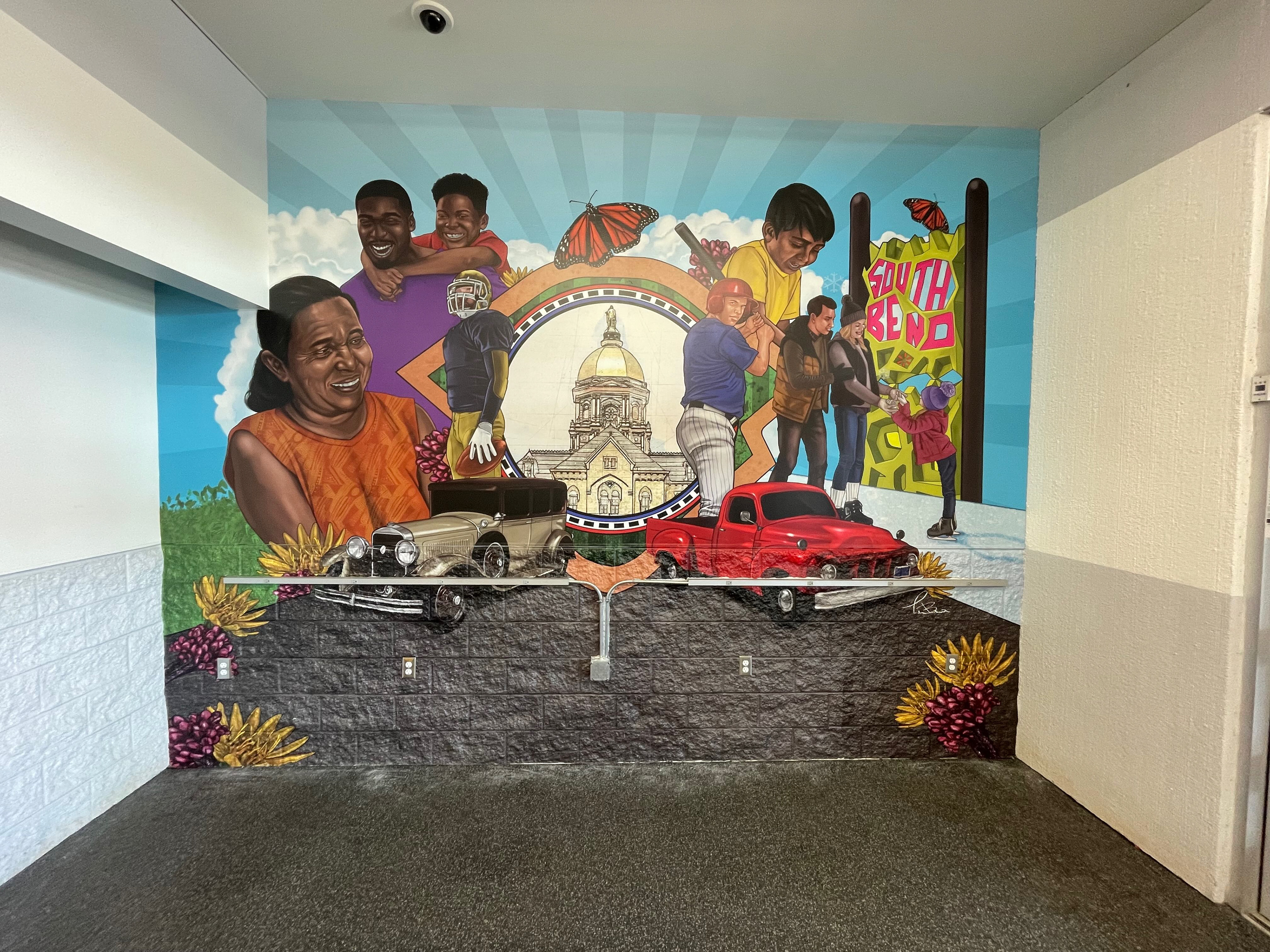 South Bend IN Walmart Mural