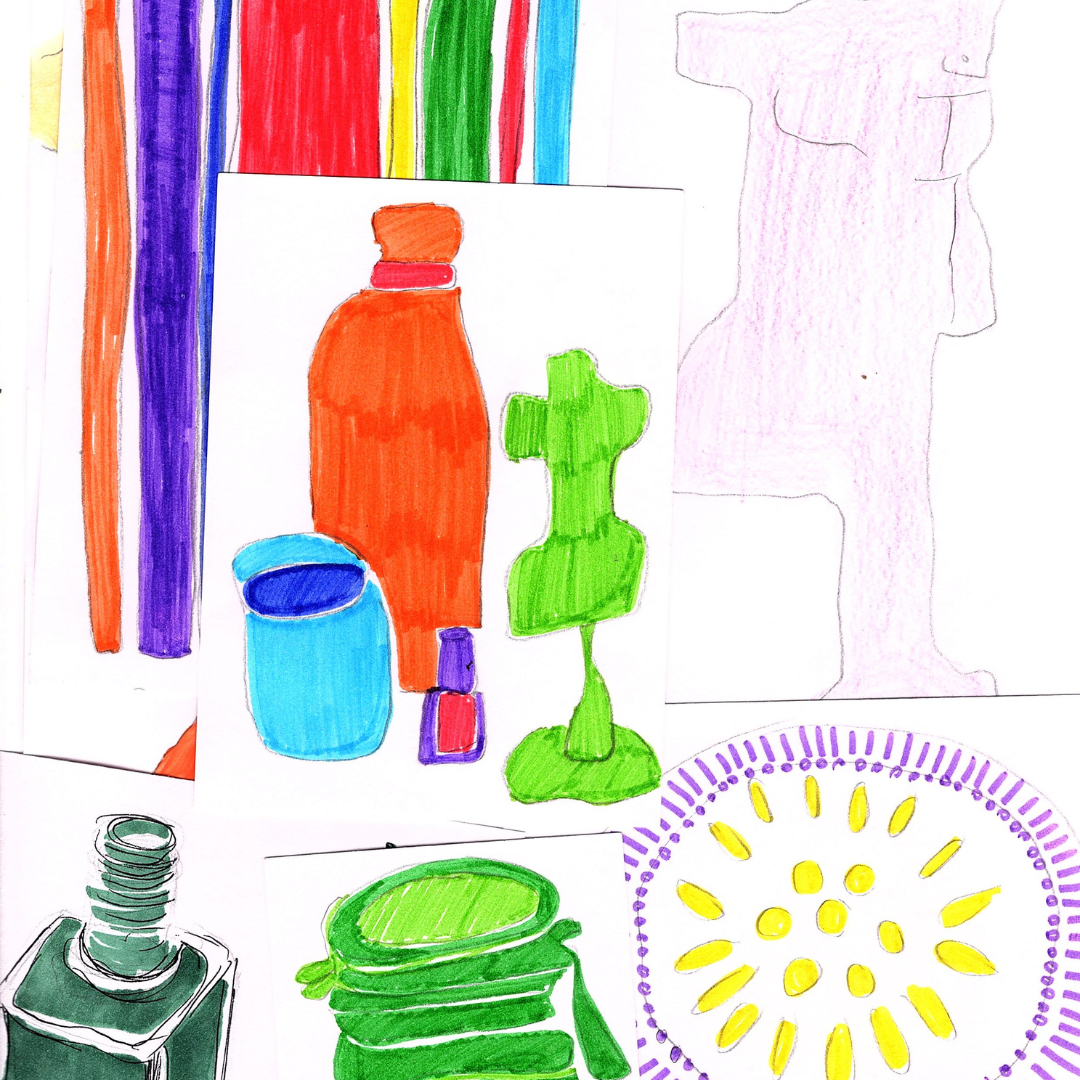 coloured in sketches