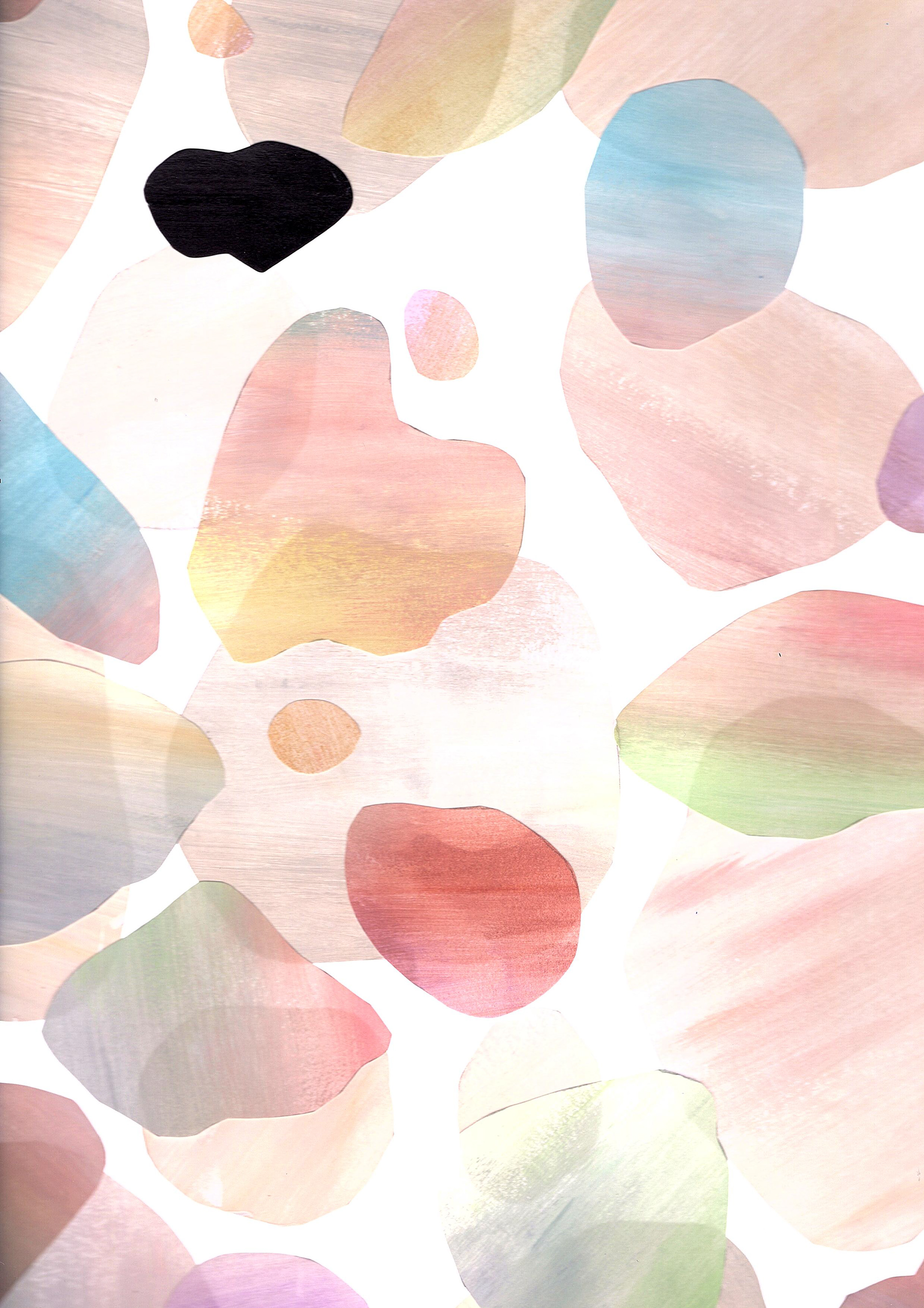 printed, layered, cut-outs