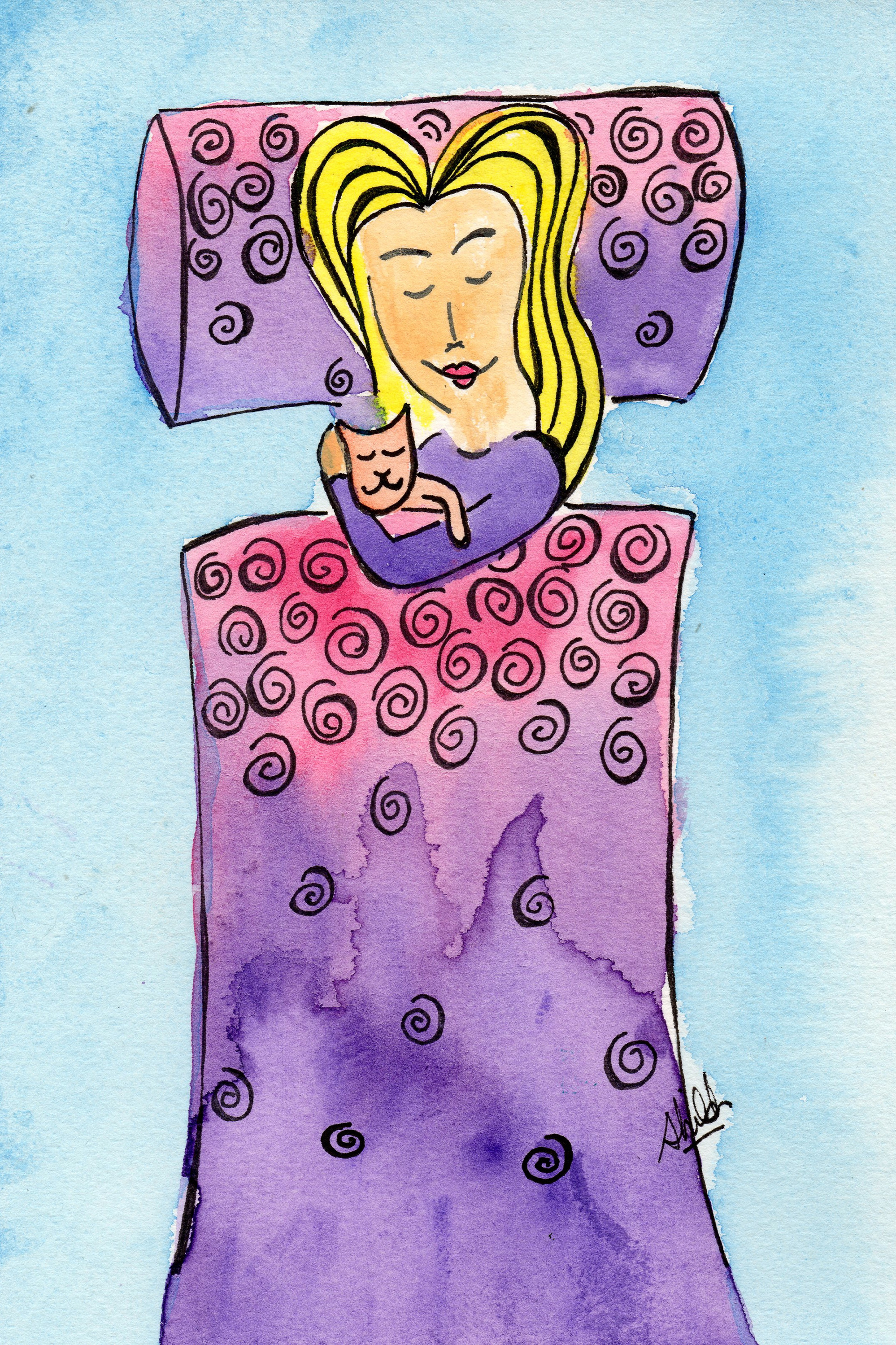 Girl with Kitty | 2016