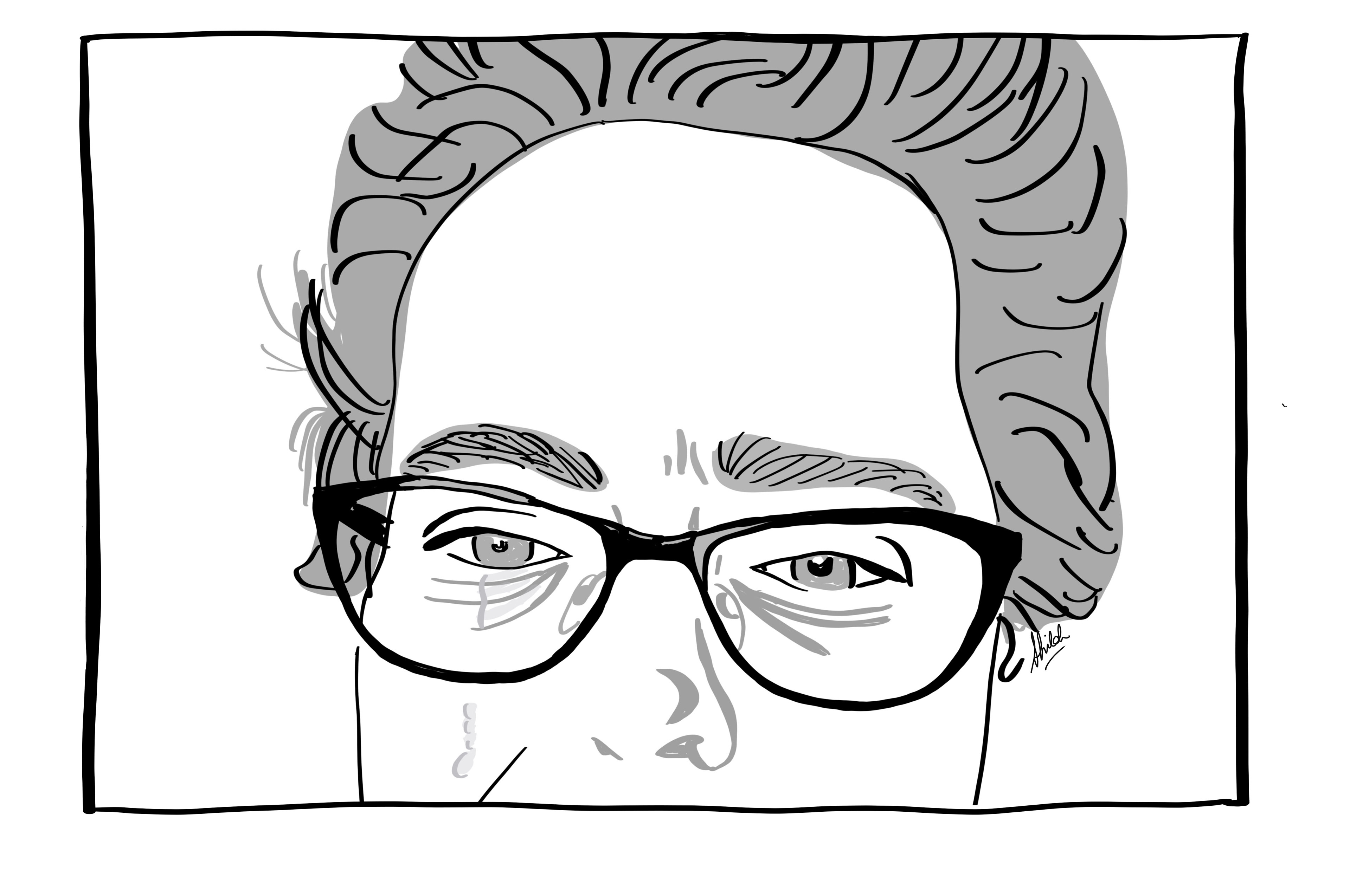 Shi-LOW (Self Portrait) NDIS application depression. Drawn 2018.