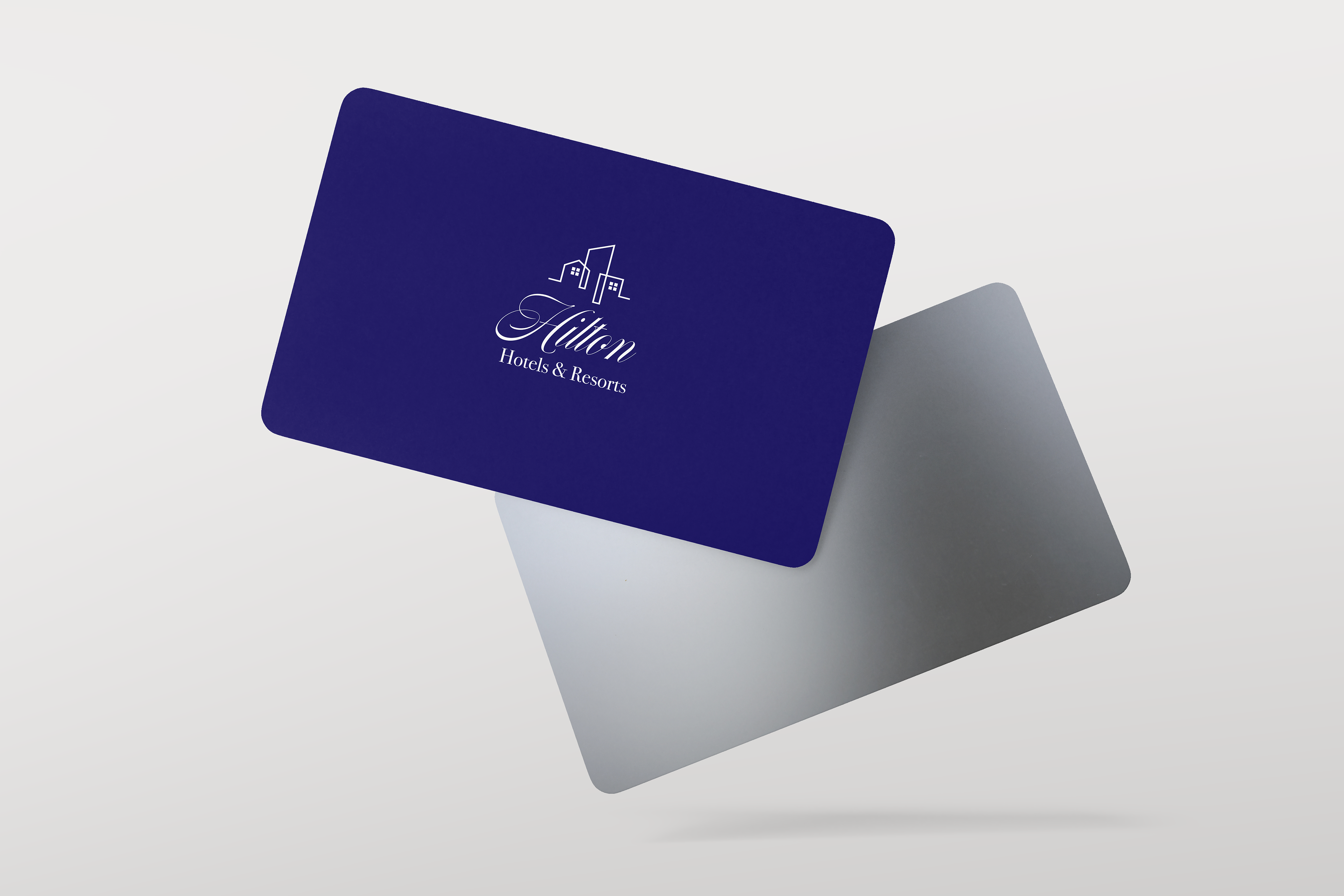 This key card features a mirror on the back.