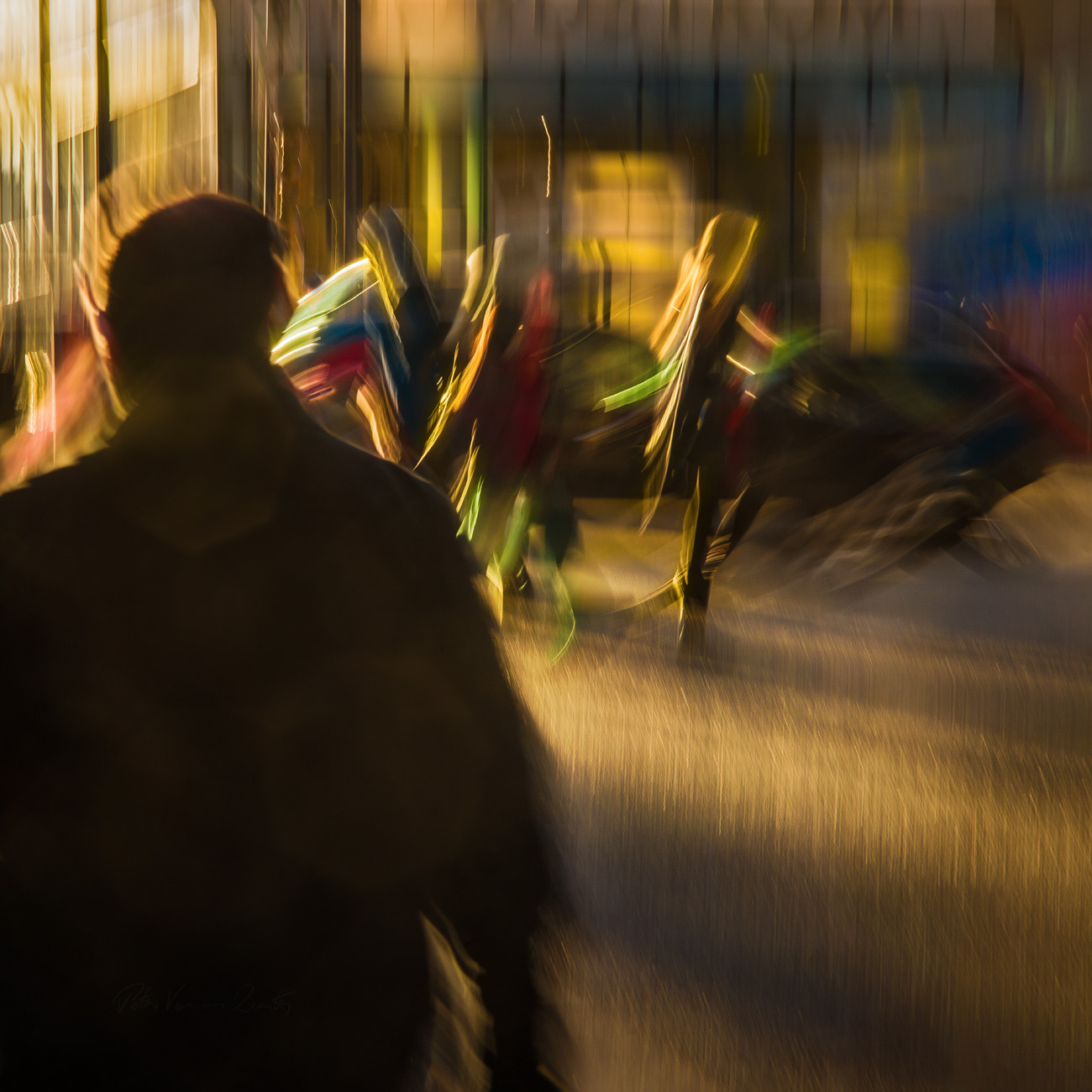 Granville street Sunset Silhouette PH2577a Vibrant -1278
