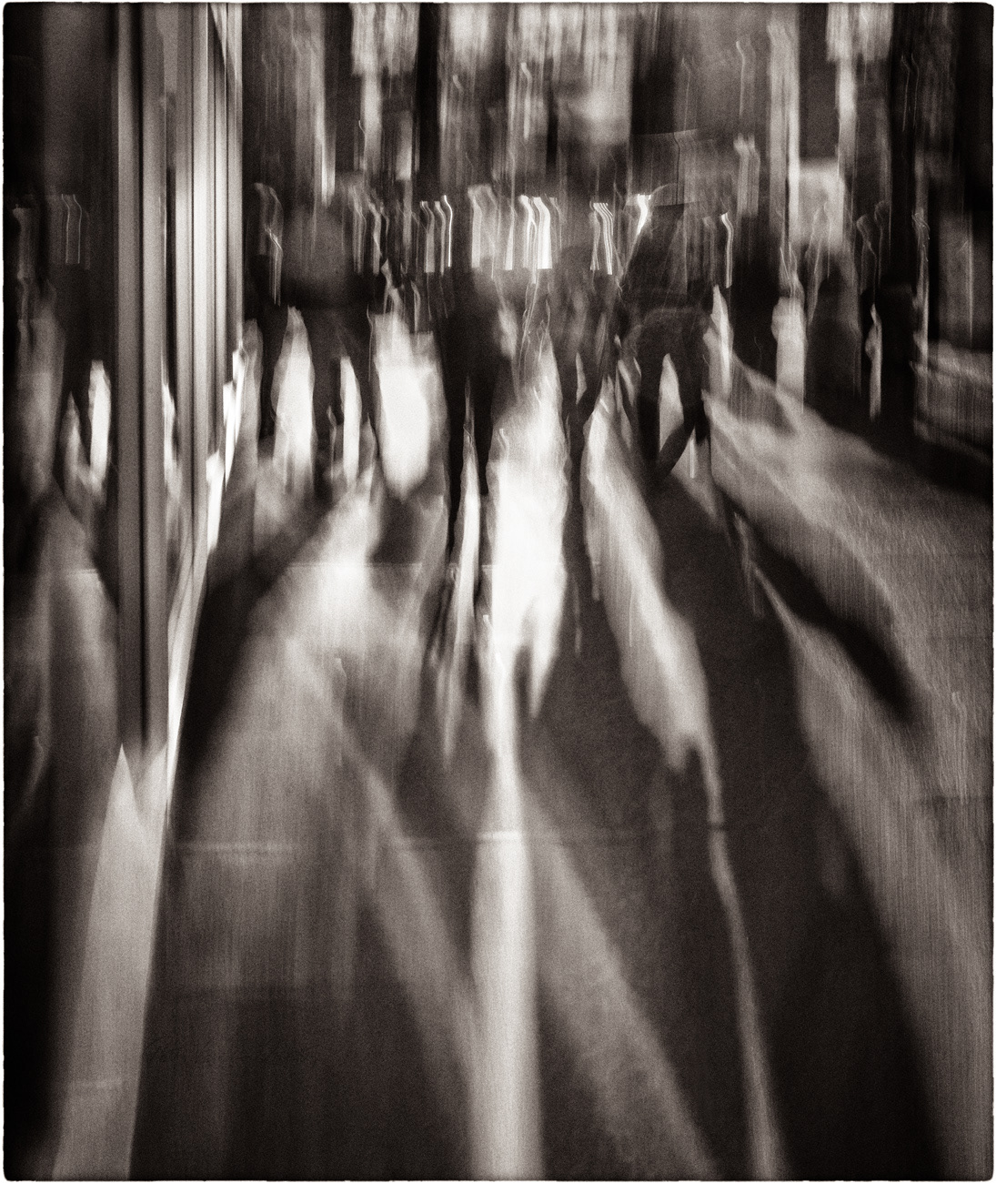 Pedestrian shadows PH2440a BW -9937