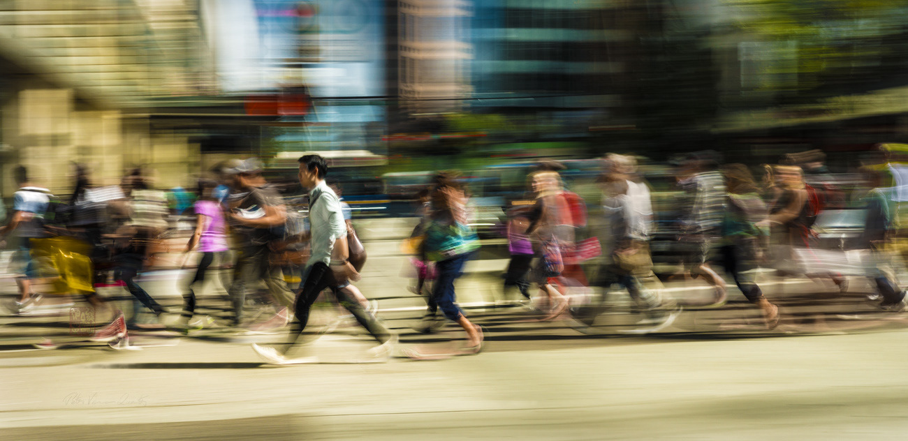 Granville street Georgia Pedestrian Rush PH2000b Vibrant -0345-6