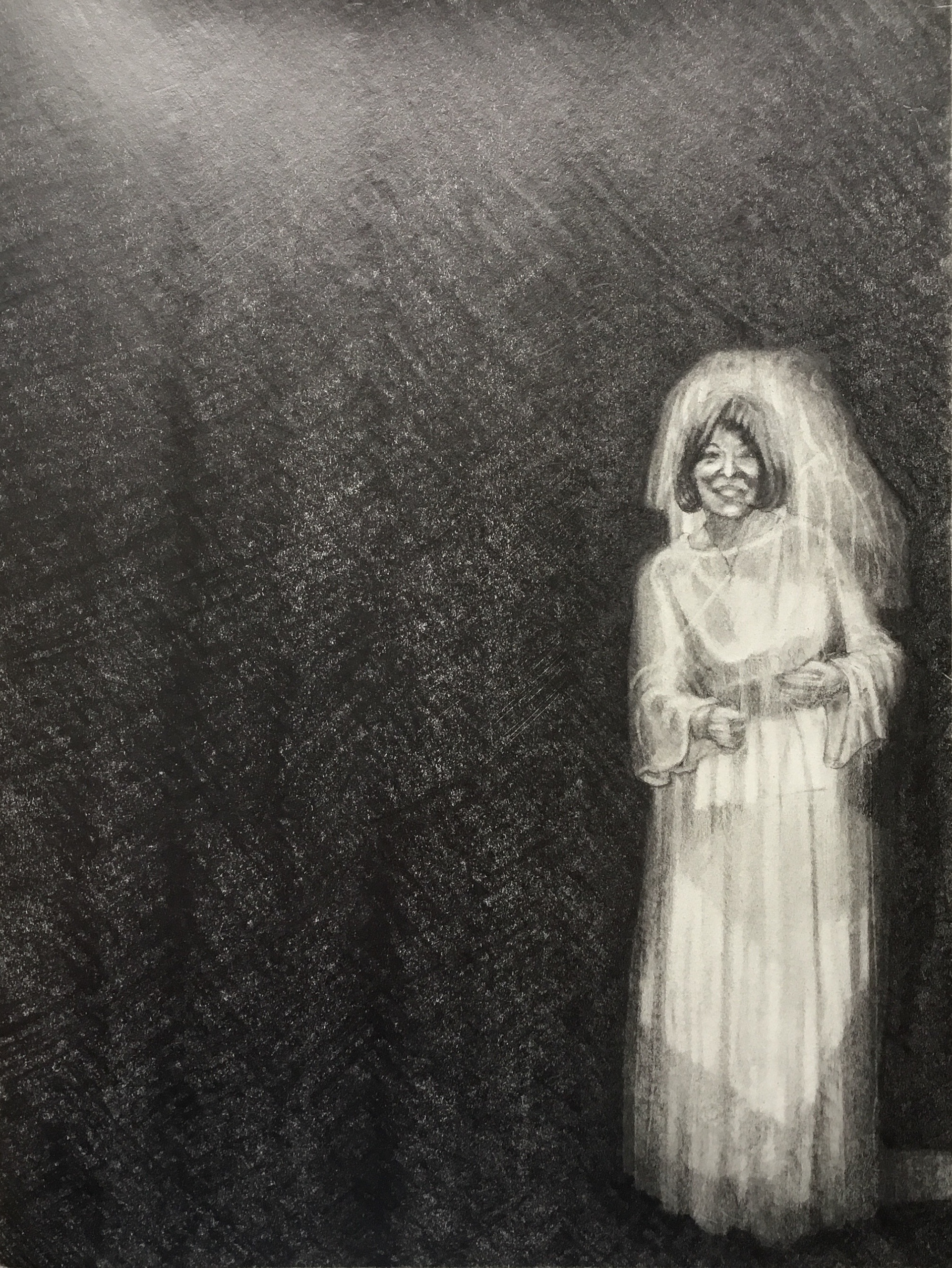 Portrait, Graphite on paper