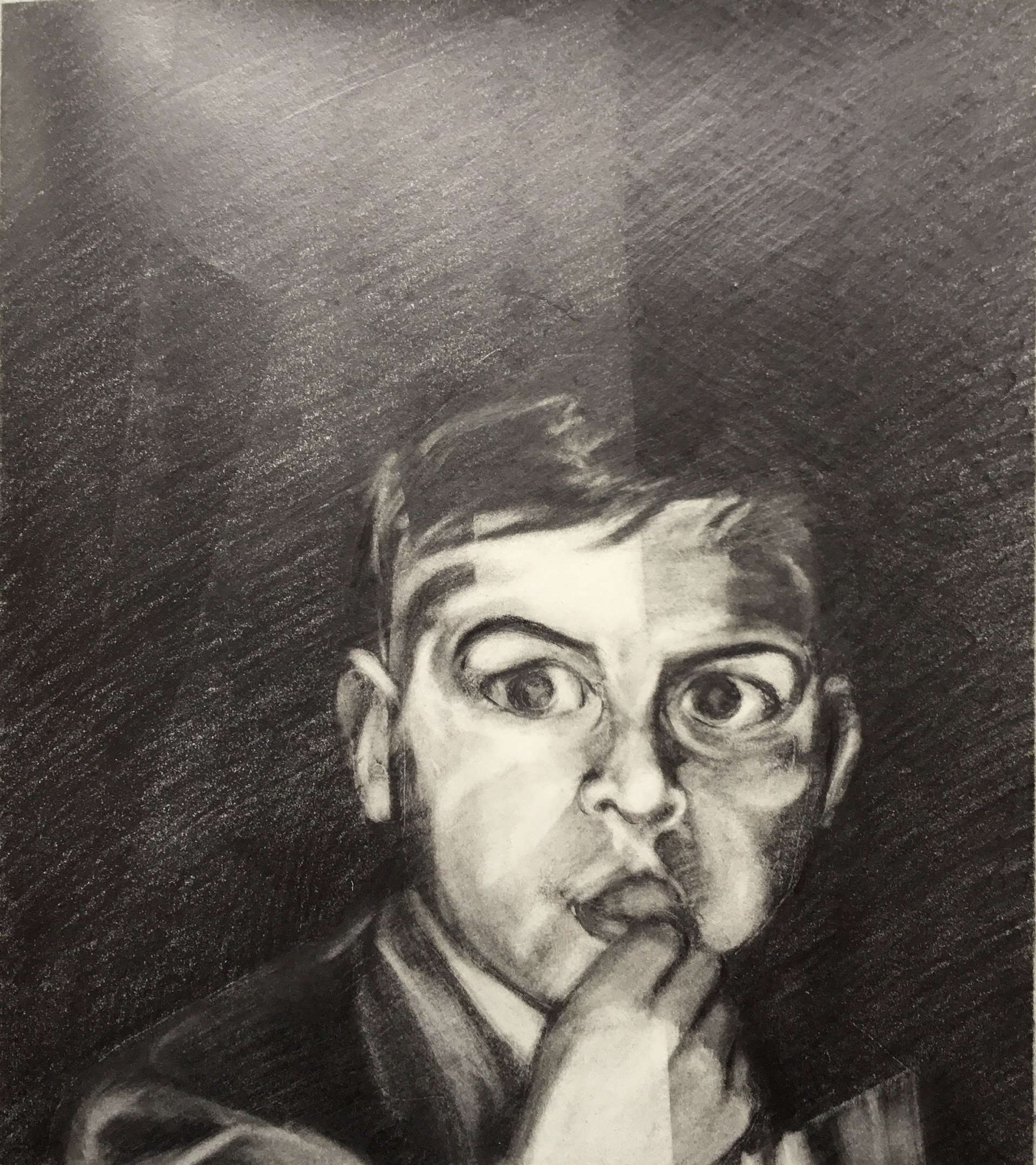 Portrait, Graphite on paper