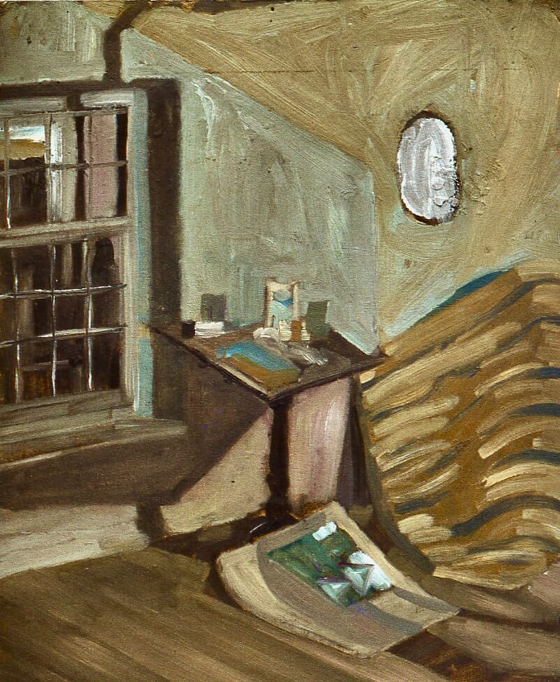 Nettlecombe, oil on board