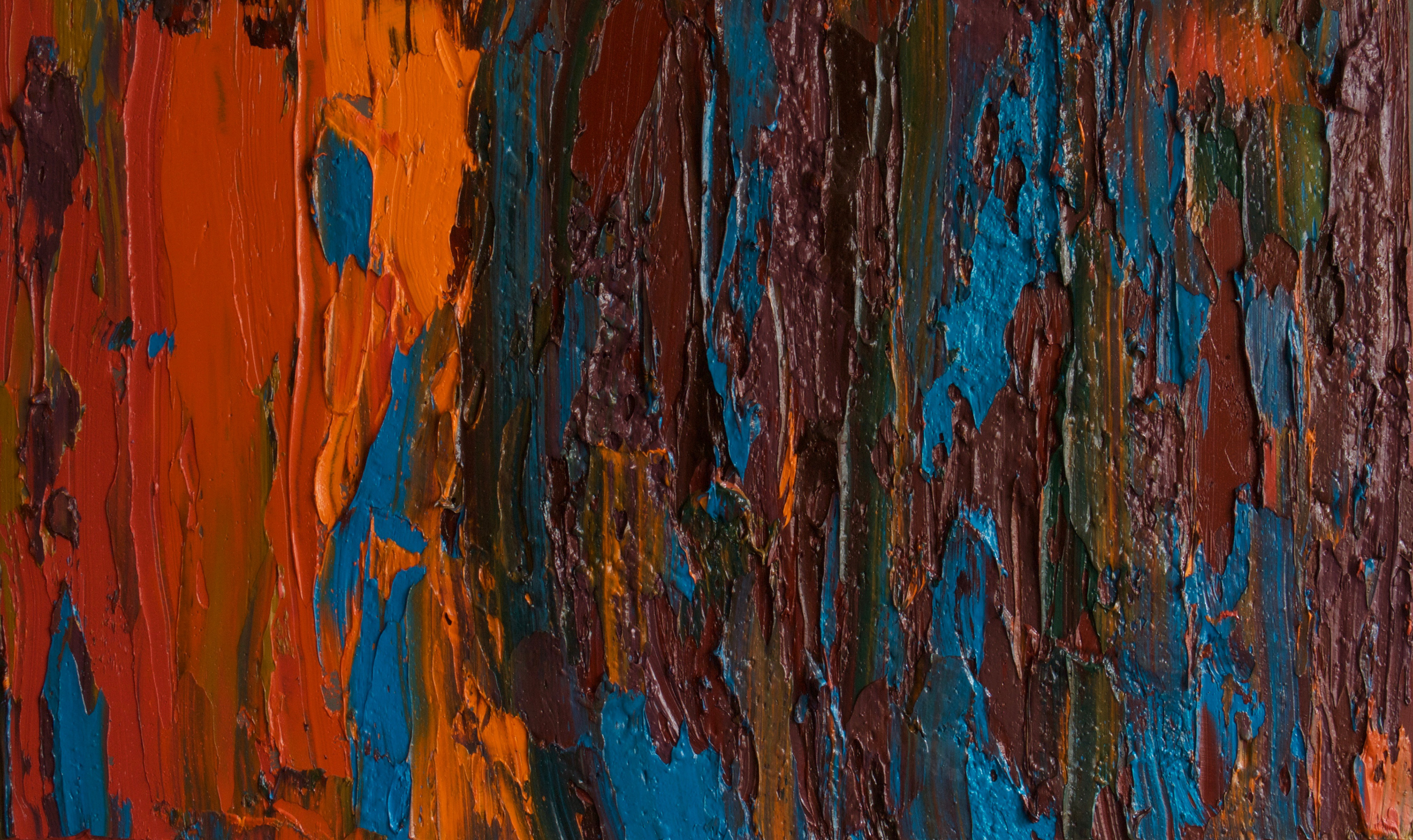 Solar Flare Sky, oil on board