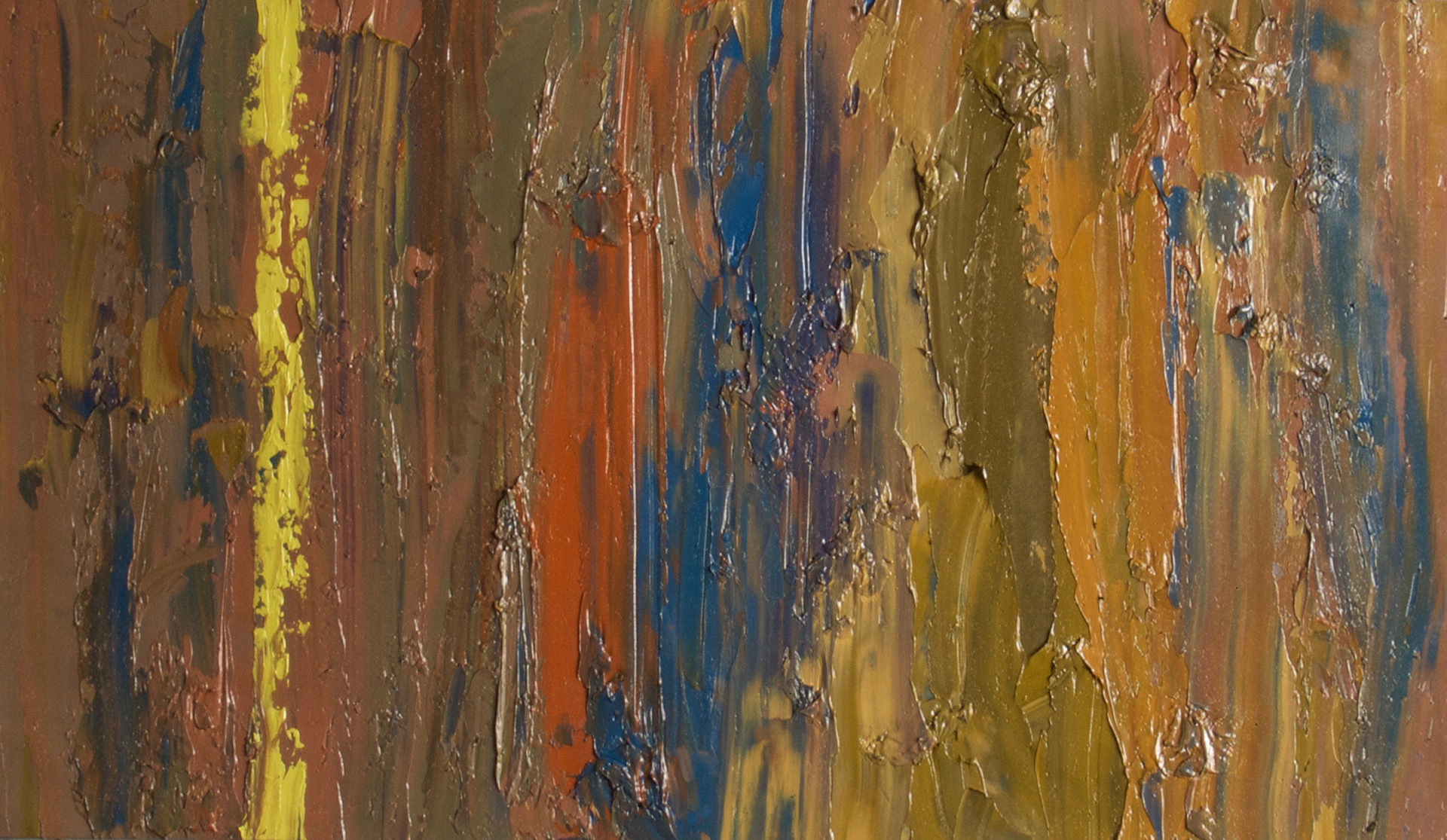 Earthbound, oil on board