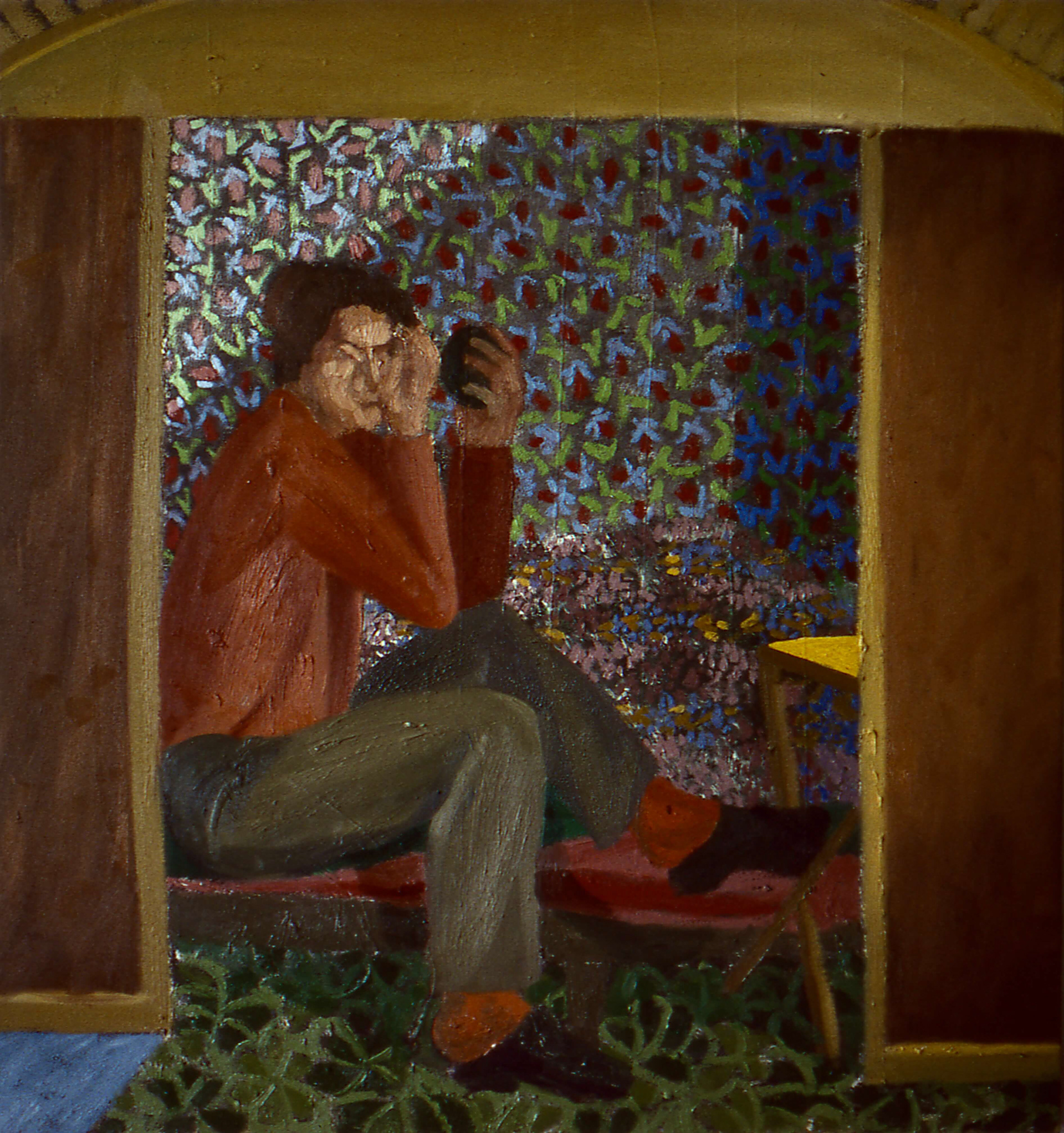 Lady At Her Toilet, oil on camvas