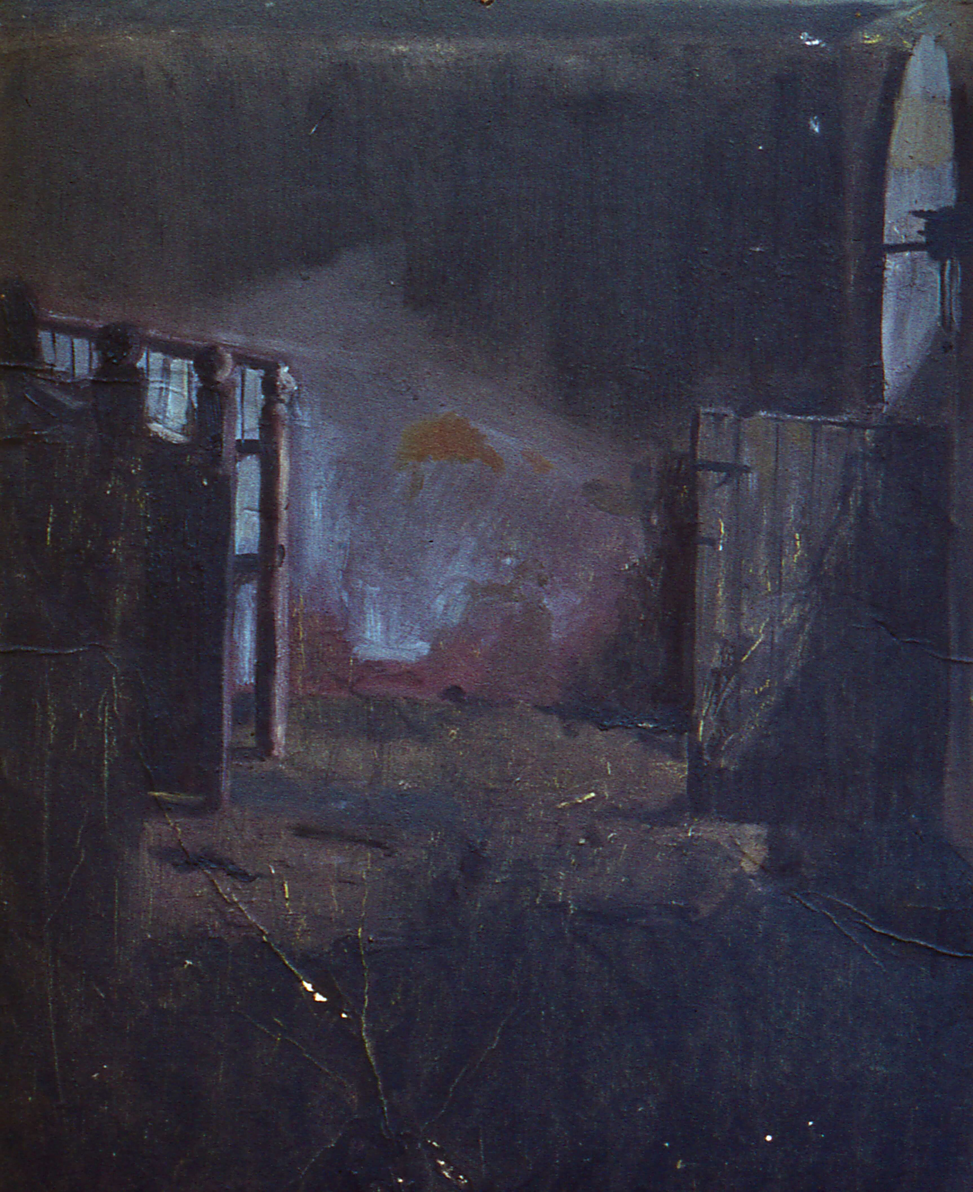 Nettlecombe, oil on board