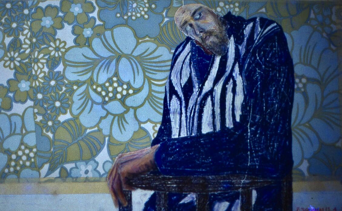 Self-portrait, oil on canvas