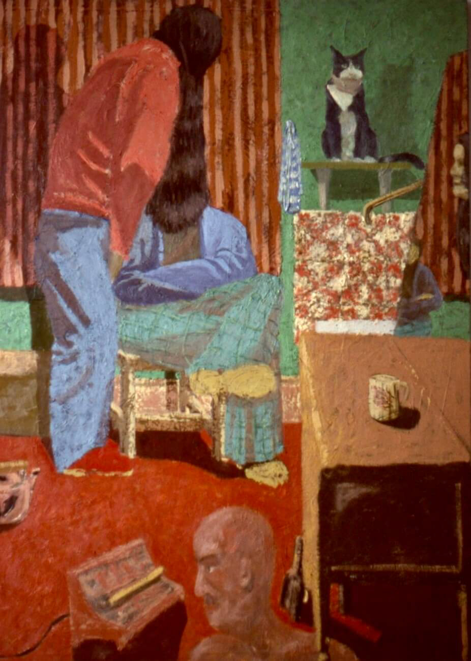 Lesley and Rod, oil on canvas