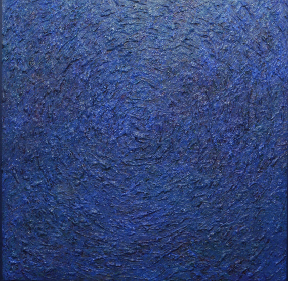 Blue, oil on canvas