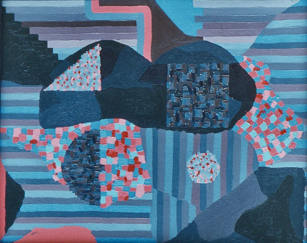 Diary, oil on board