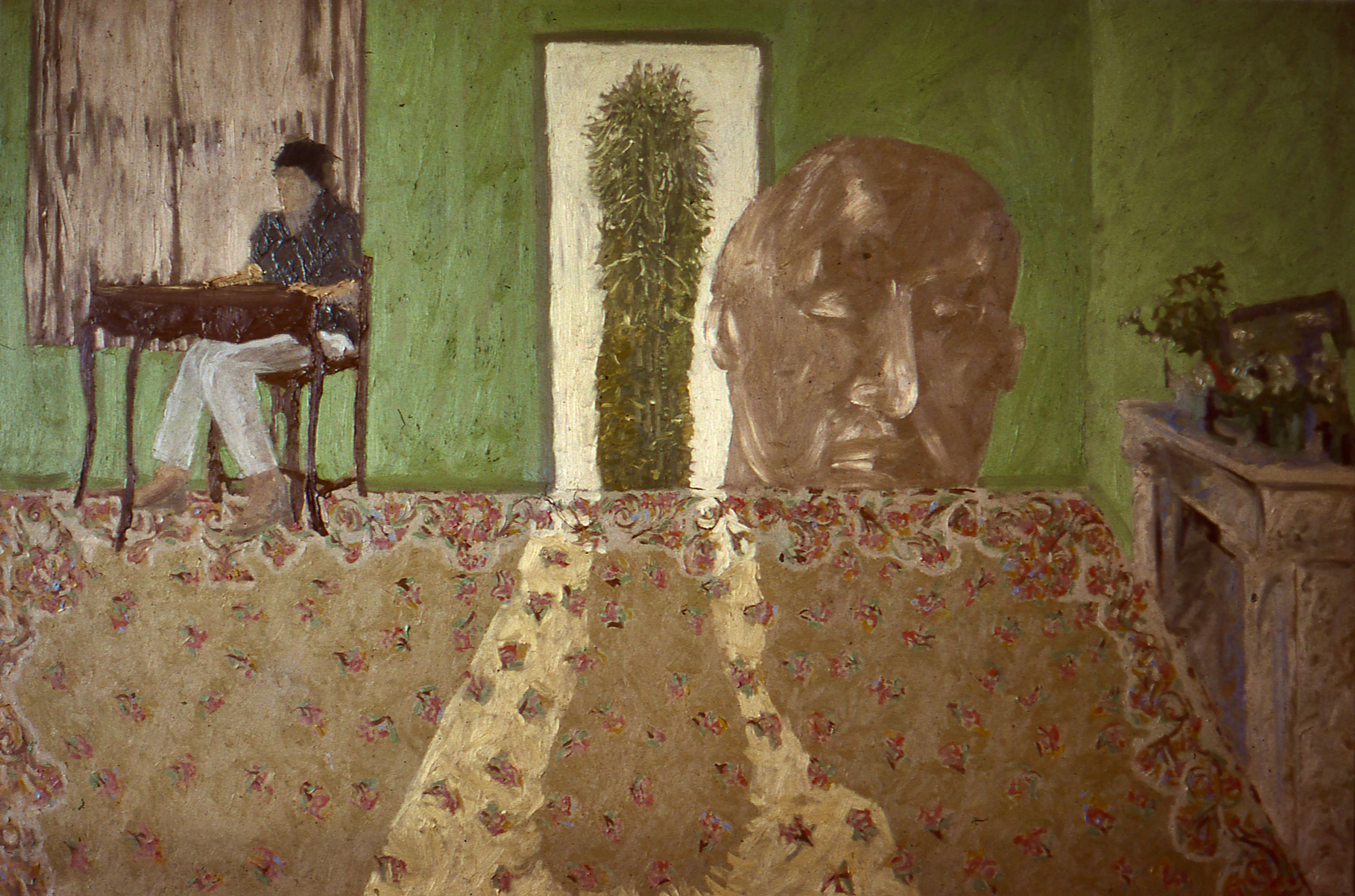 Big Head, oil on canvas